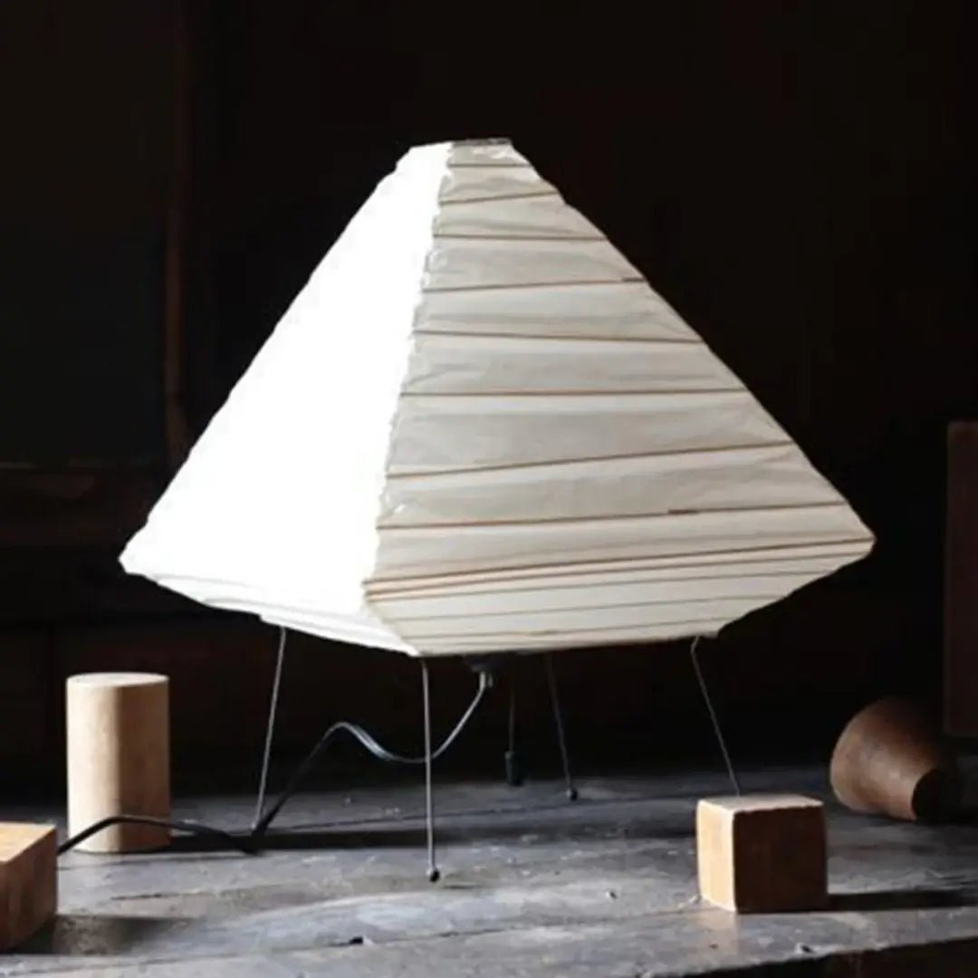 Elioi Paper Japanese Table Lamp-Neutral Decor