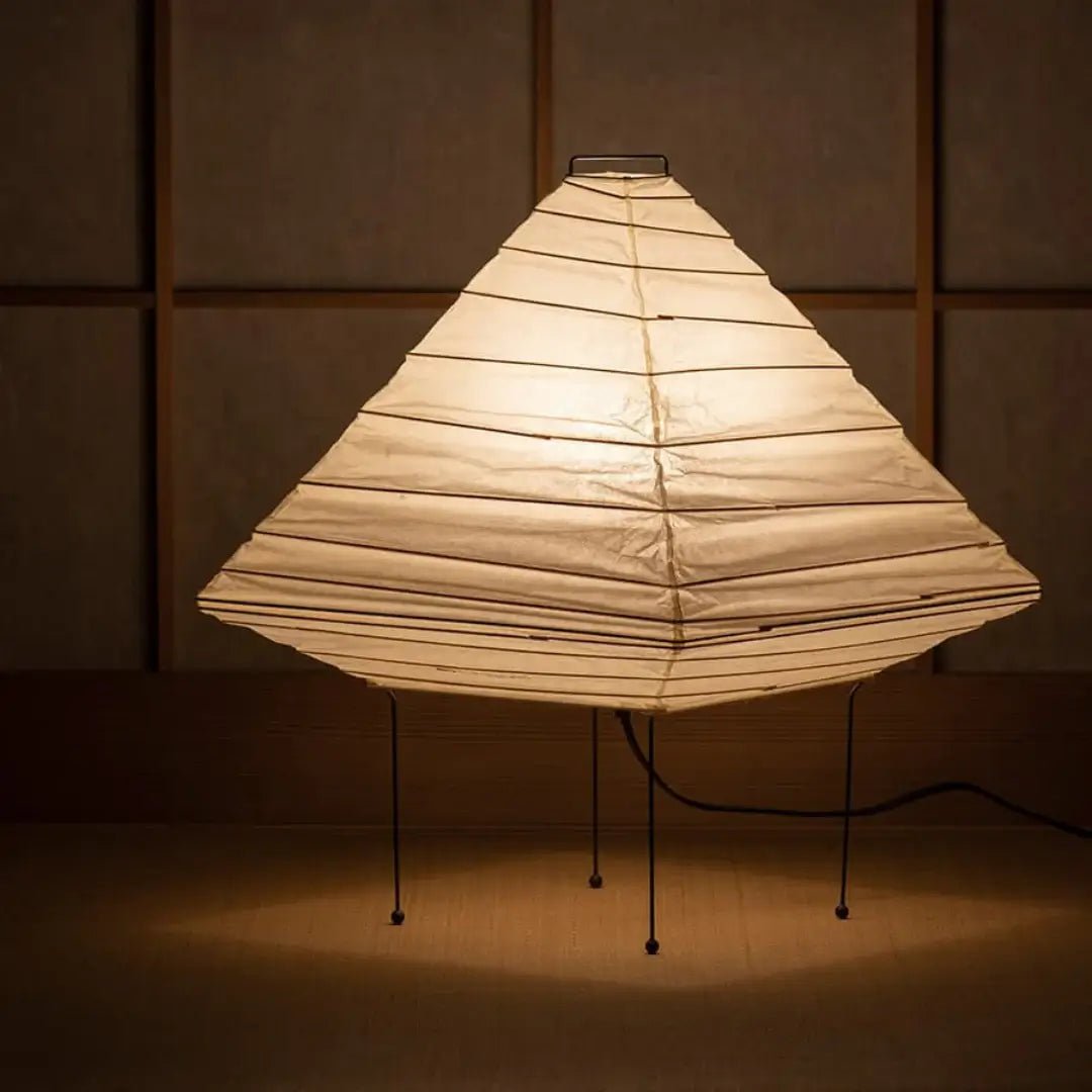 Elioi Paper Japanese Table Lamp-Neutral Decor