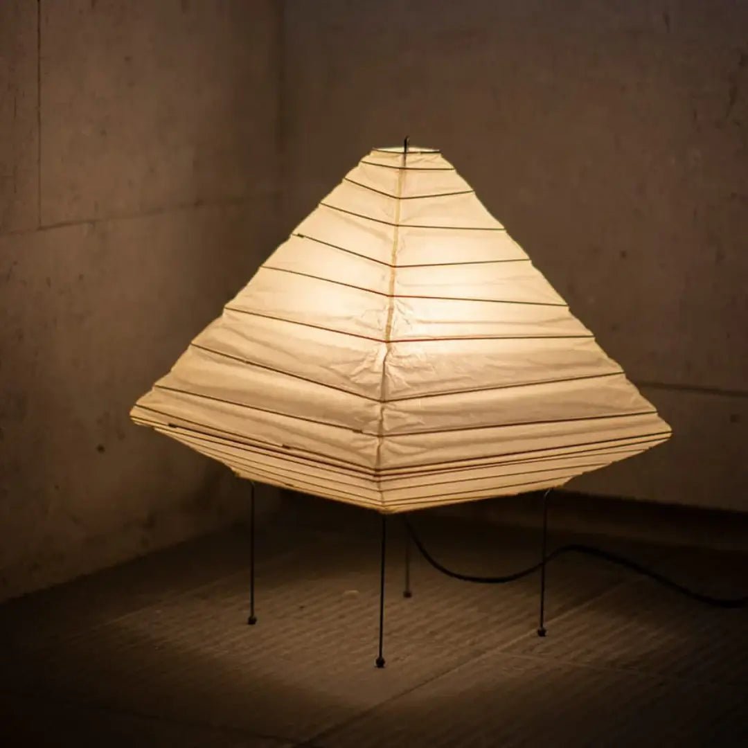 Elioi Paper Japanese Table Lamp-Neutral Decor