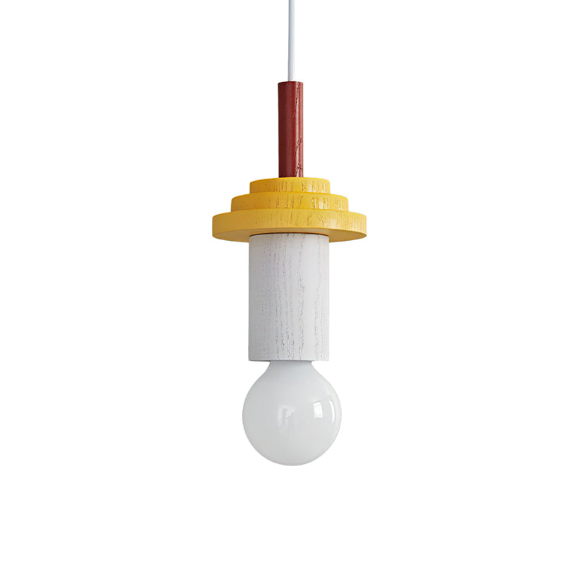 Various color options of the Klee Geometric Pendant Light displayed together.