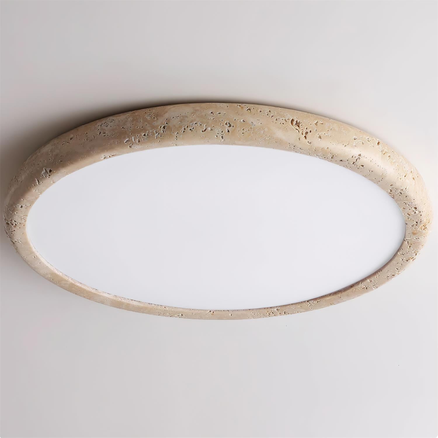 Lunaro Travertine Ceiling Light