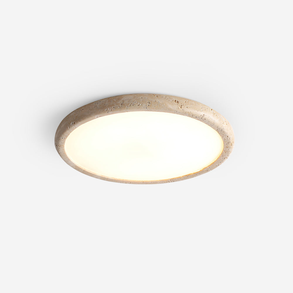Lunaro Travertine Ceiling Light