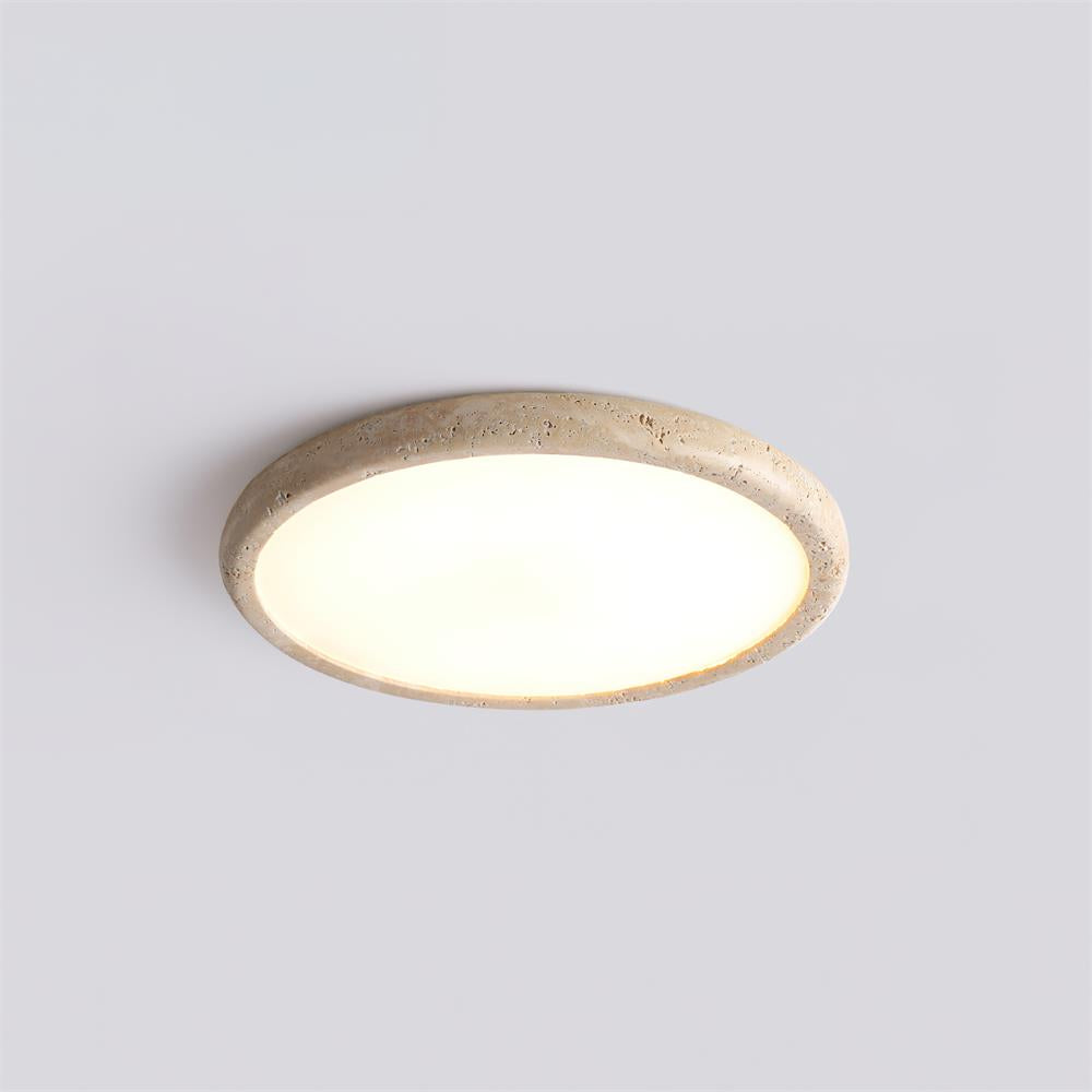 Lunaro Travertine Ceiling Light