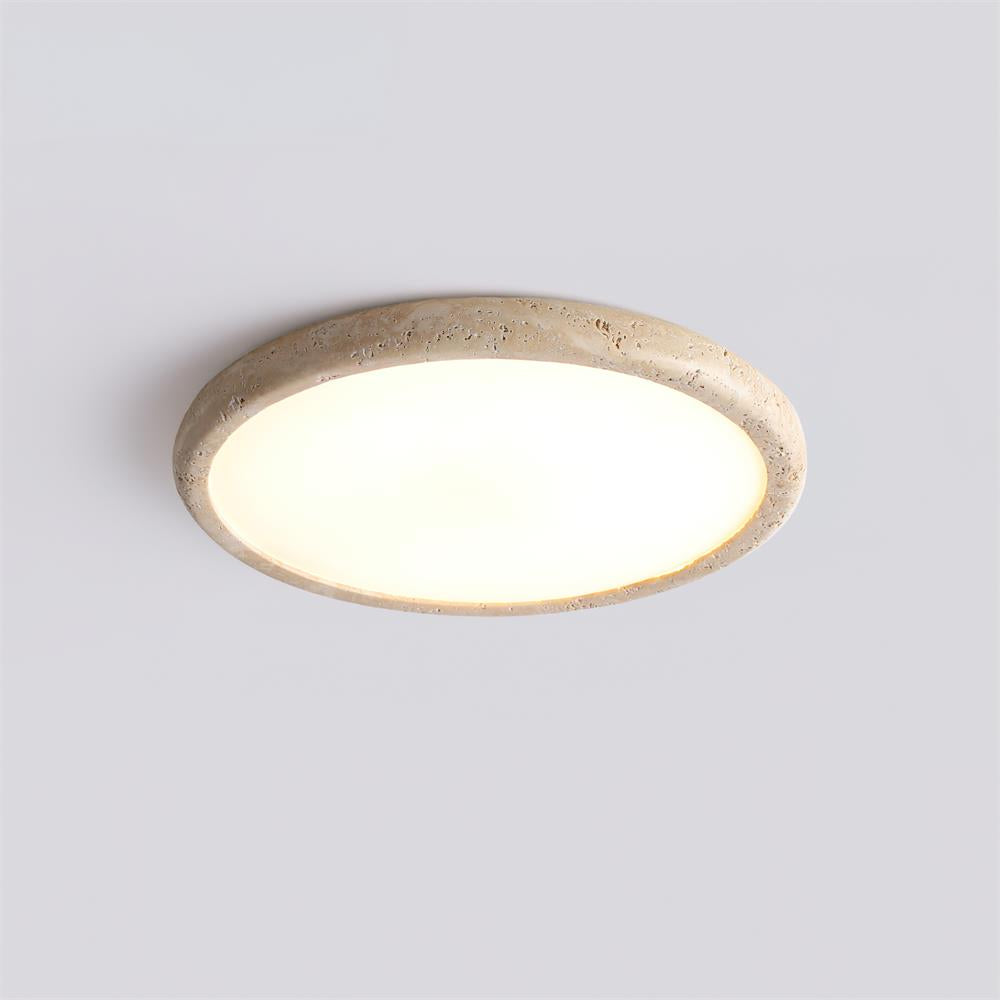 Lunaro Travertine Ceiling Light