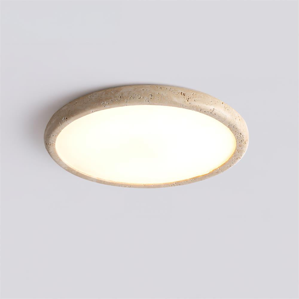 Lunaro Travertine Ceiling Light