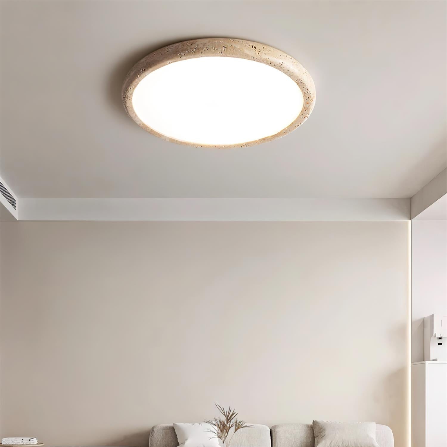 Ciro Travertine Ceiling Light-Neutral Decor