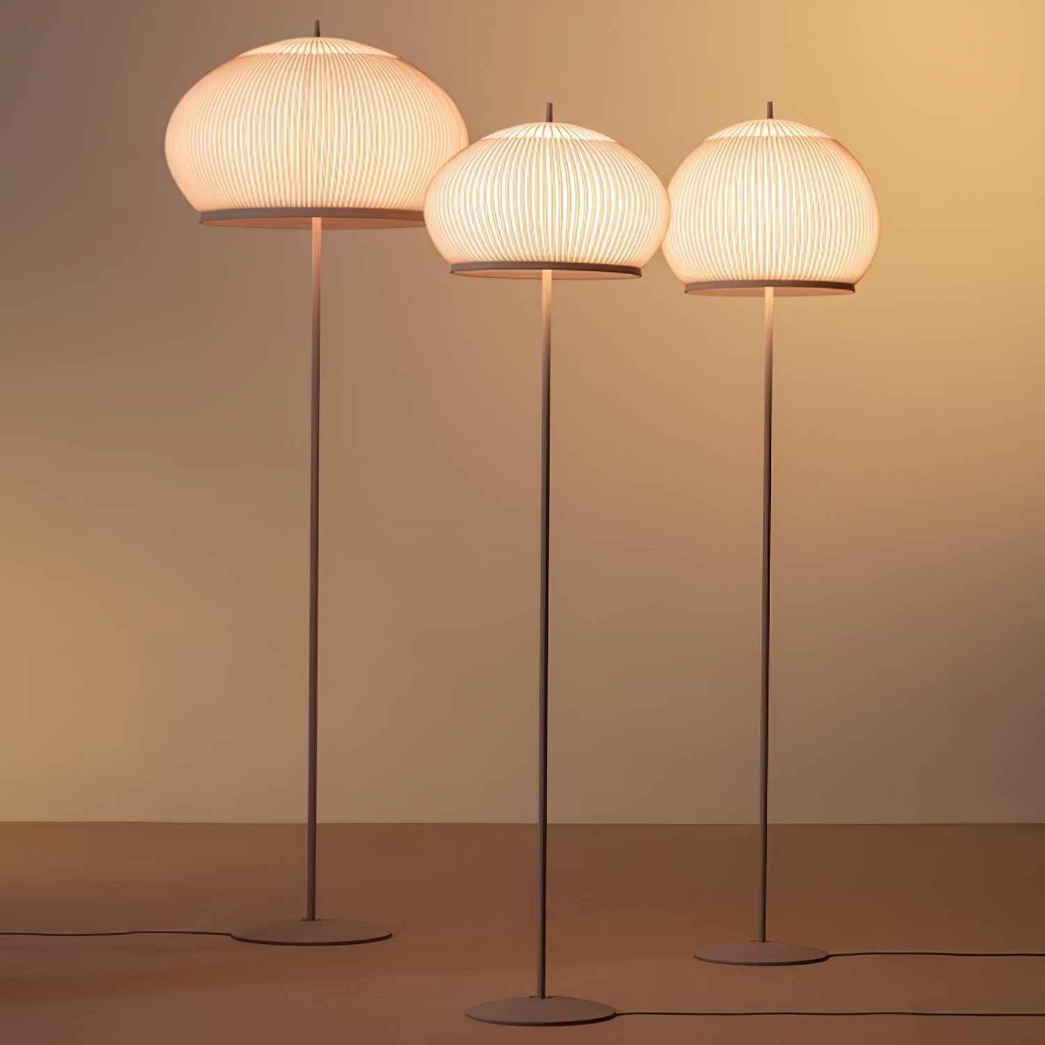 Sorenix Steel Fabric Floor Lamp-Neutral Decor