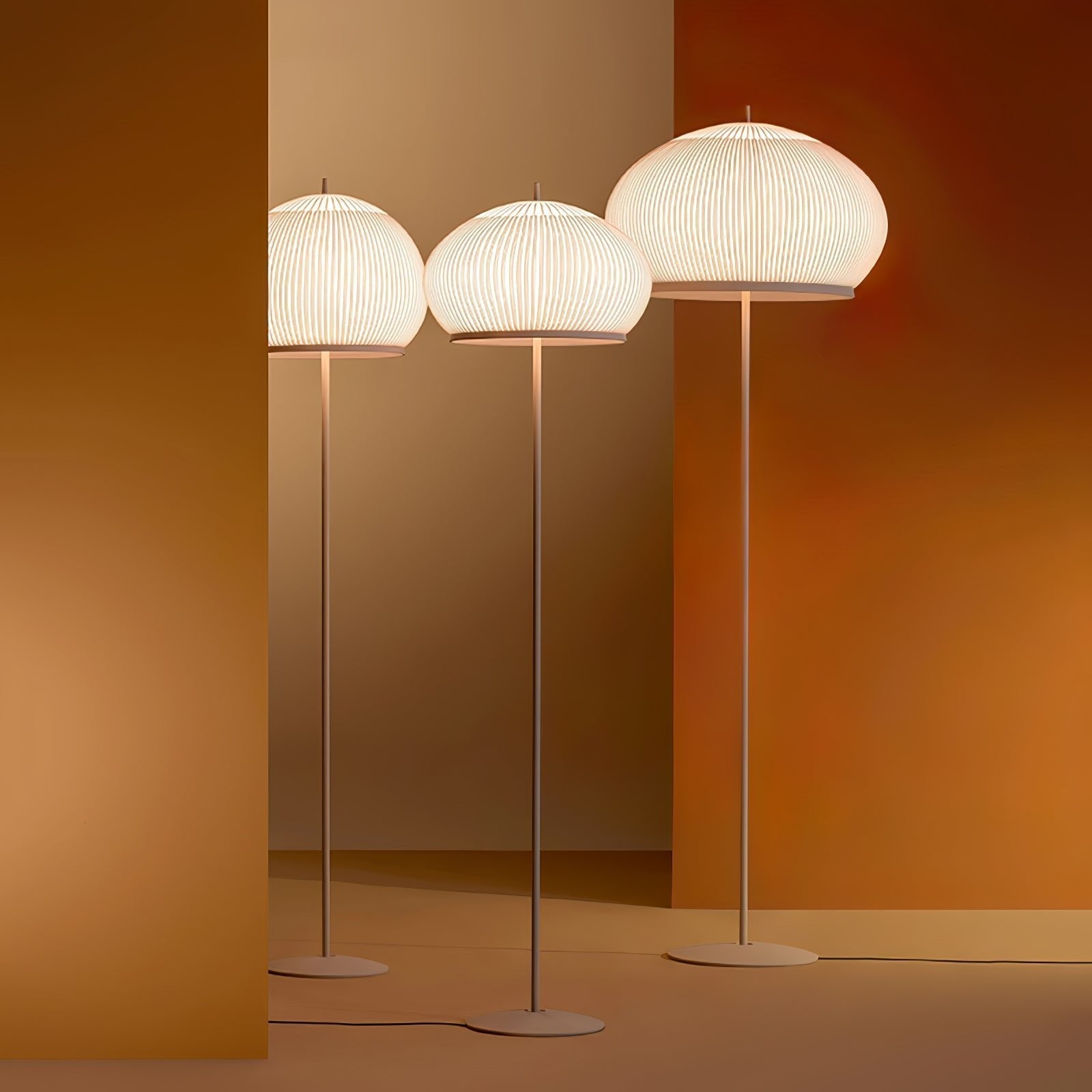 Sorenix Steel Fabric Floor Lamp-Neutral Decor