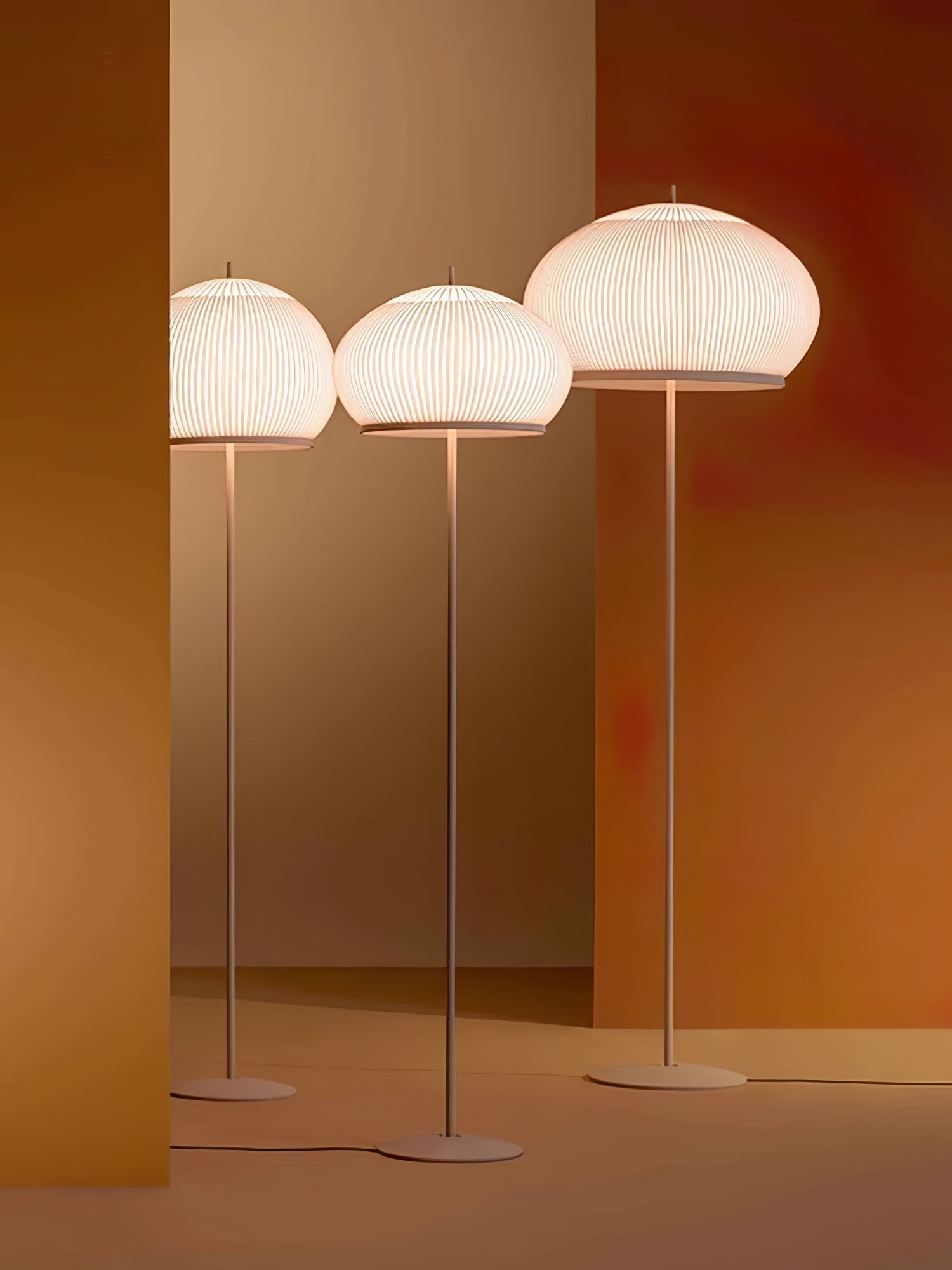 Sorenix Steel Fabric Floor Lamp-Neutral Decor