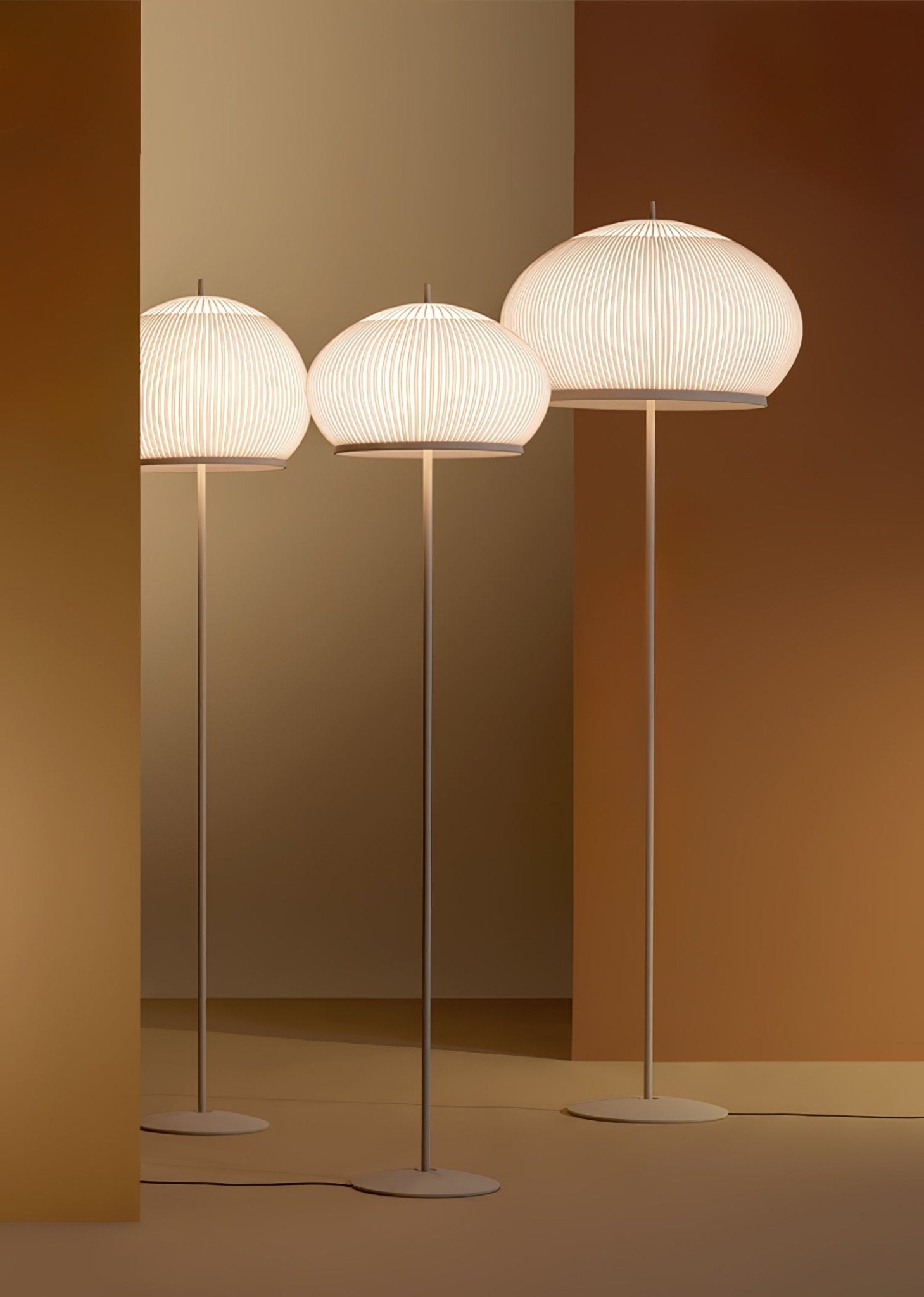 Sorenix Steel Fabric Floor Lamp-Neutral Decor
