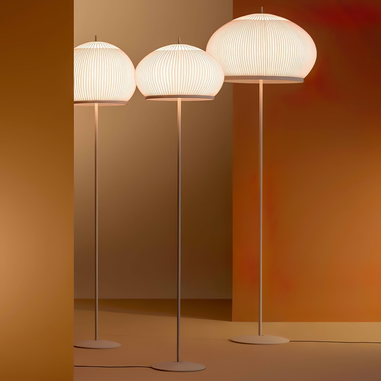 Sorenix Steel Fabric Floor Lamp-Neutral Decor