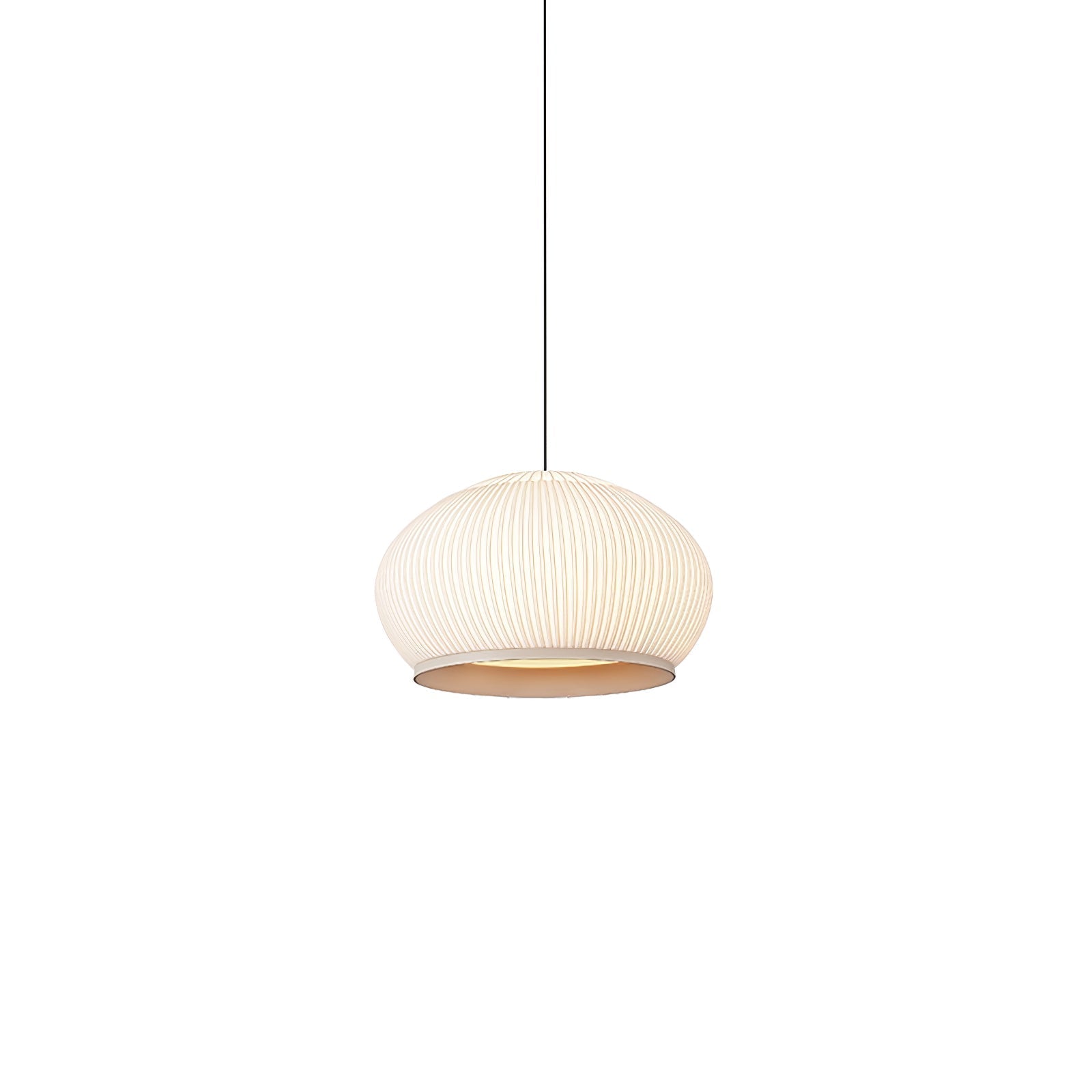 Blythe Minimalist Fabric Pendant Light-Neutral Decor