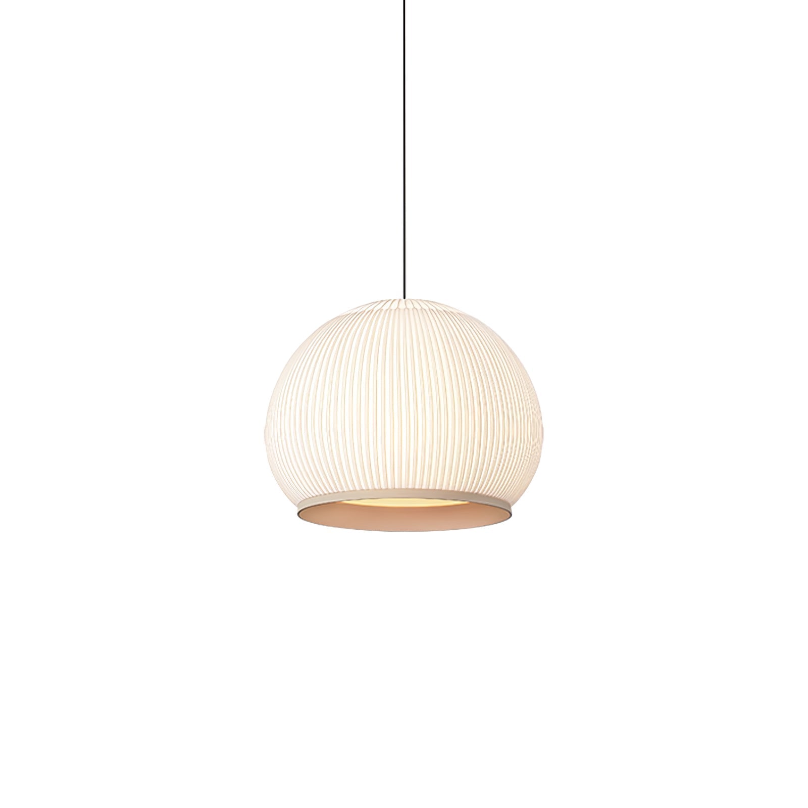 Blythe Minimalist Fabric Pendant Light-Neutral Decor