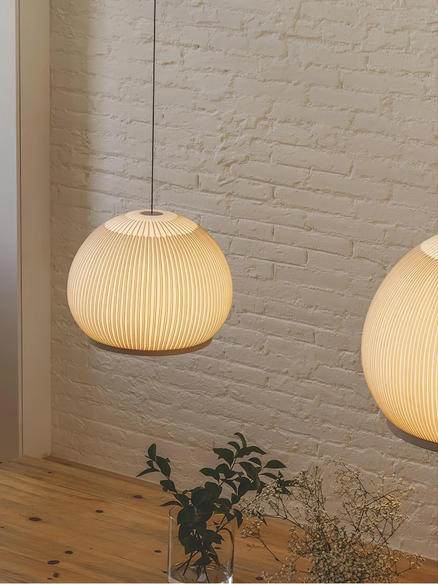 Blythe Minimalist Fabric Pendant Light-Neutral Decor
