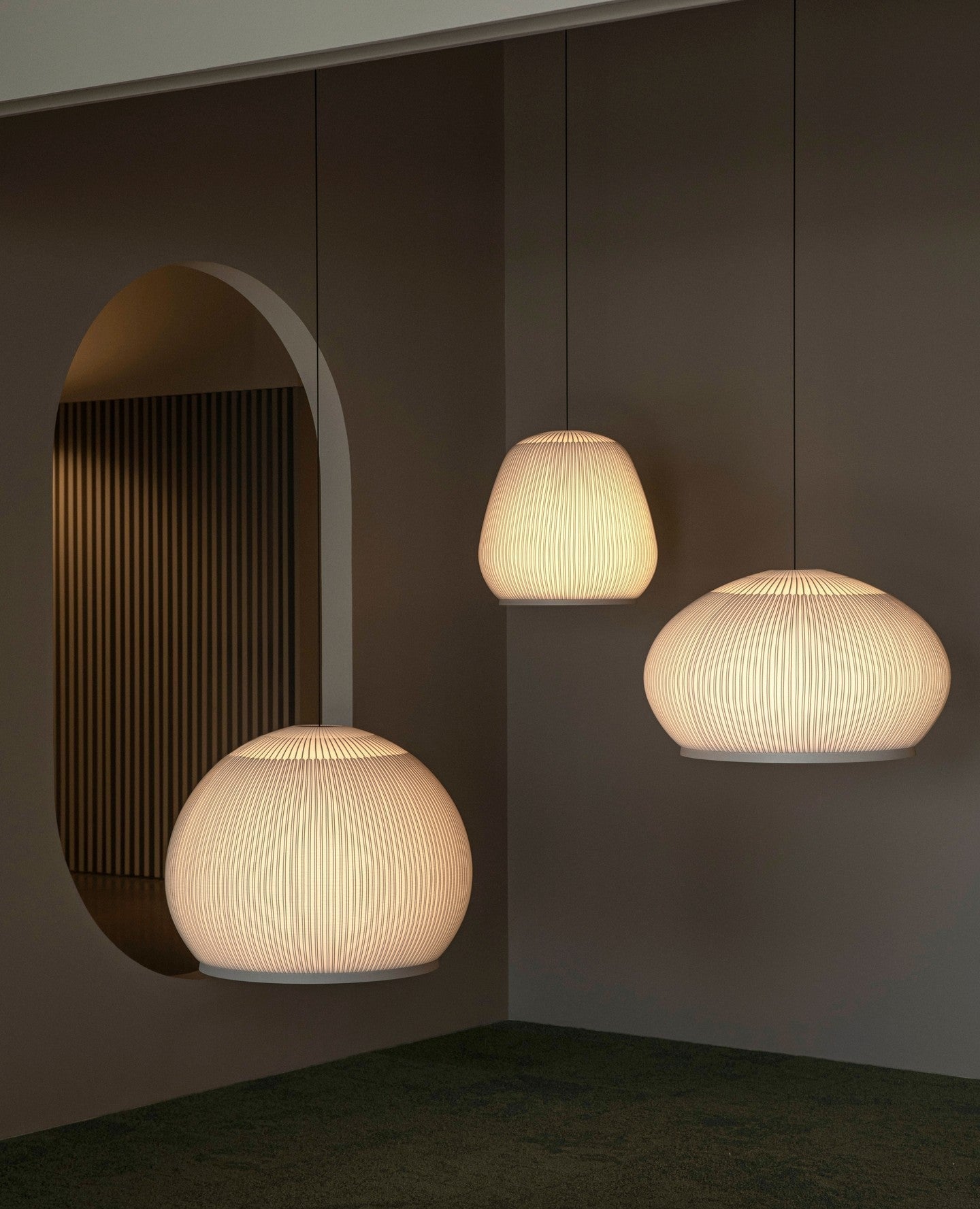 Blythe Minimalist Fabric Pendant Light-Neutral Decor