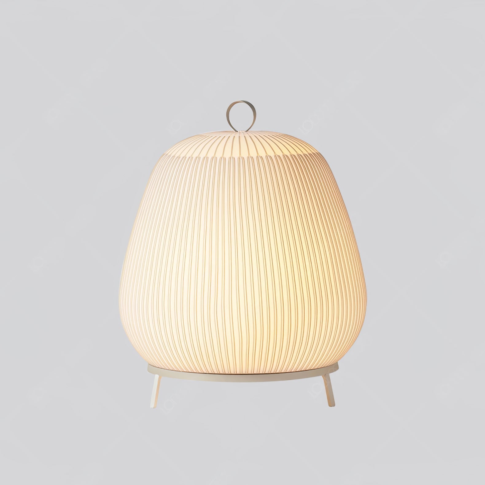 Nancy Modern Fabric Table Lamp-Neutral Decor