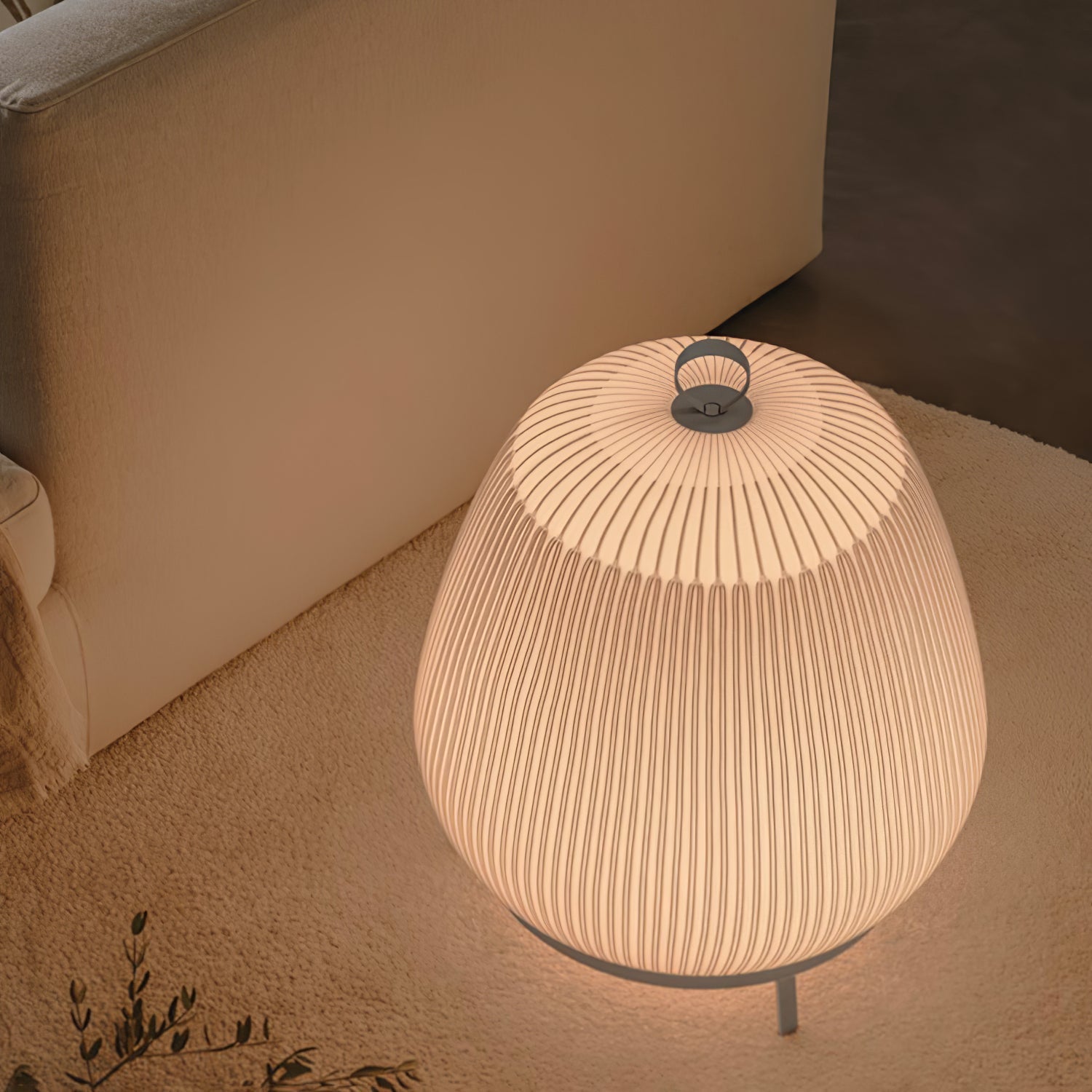 Nancy Modern Fabric Table Lamp-Neutral Decor
