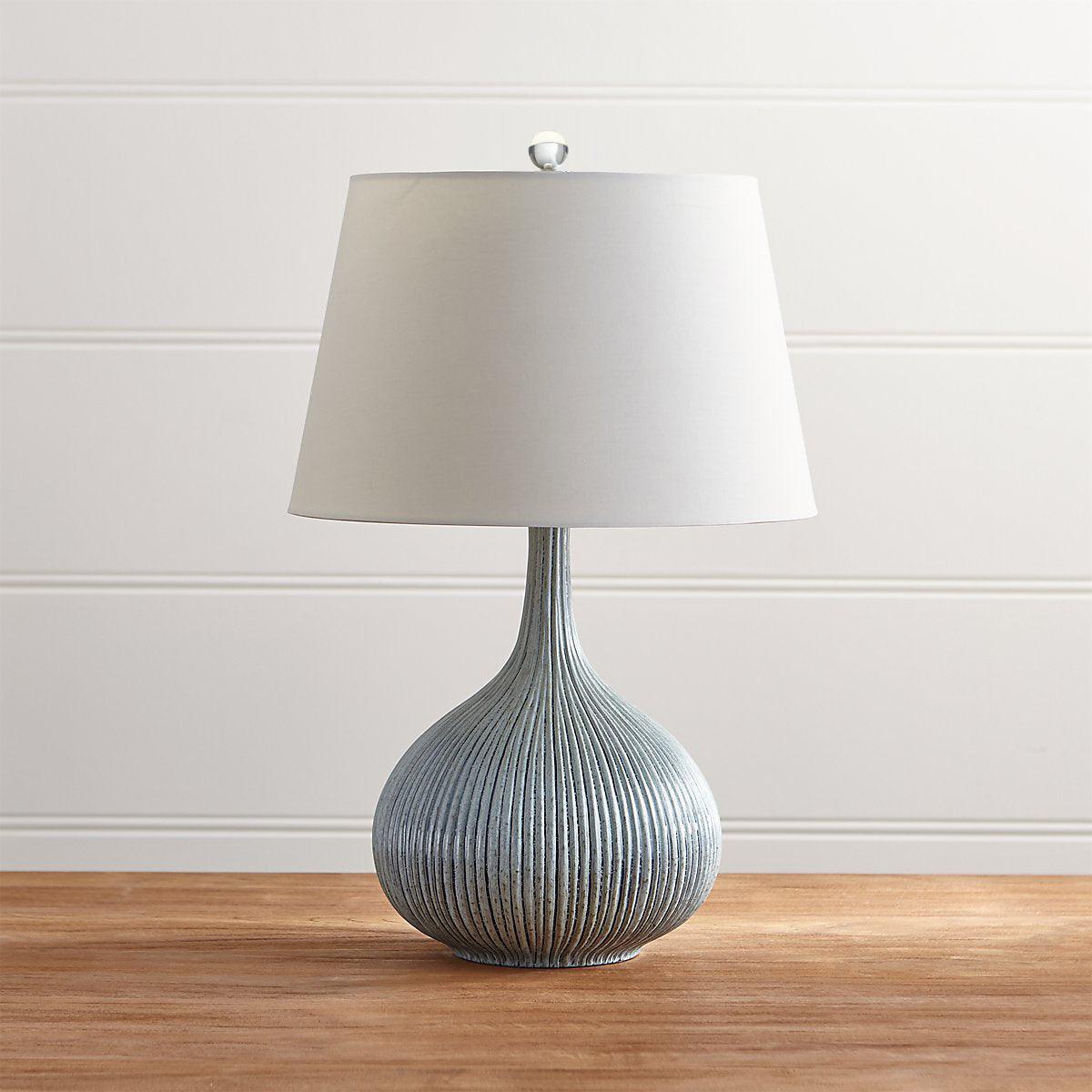 Deyra Ceramic Fabric Table Lamp-Neutral Decor