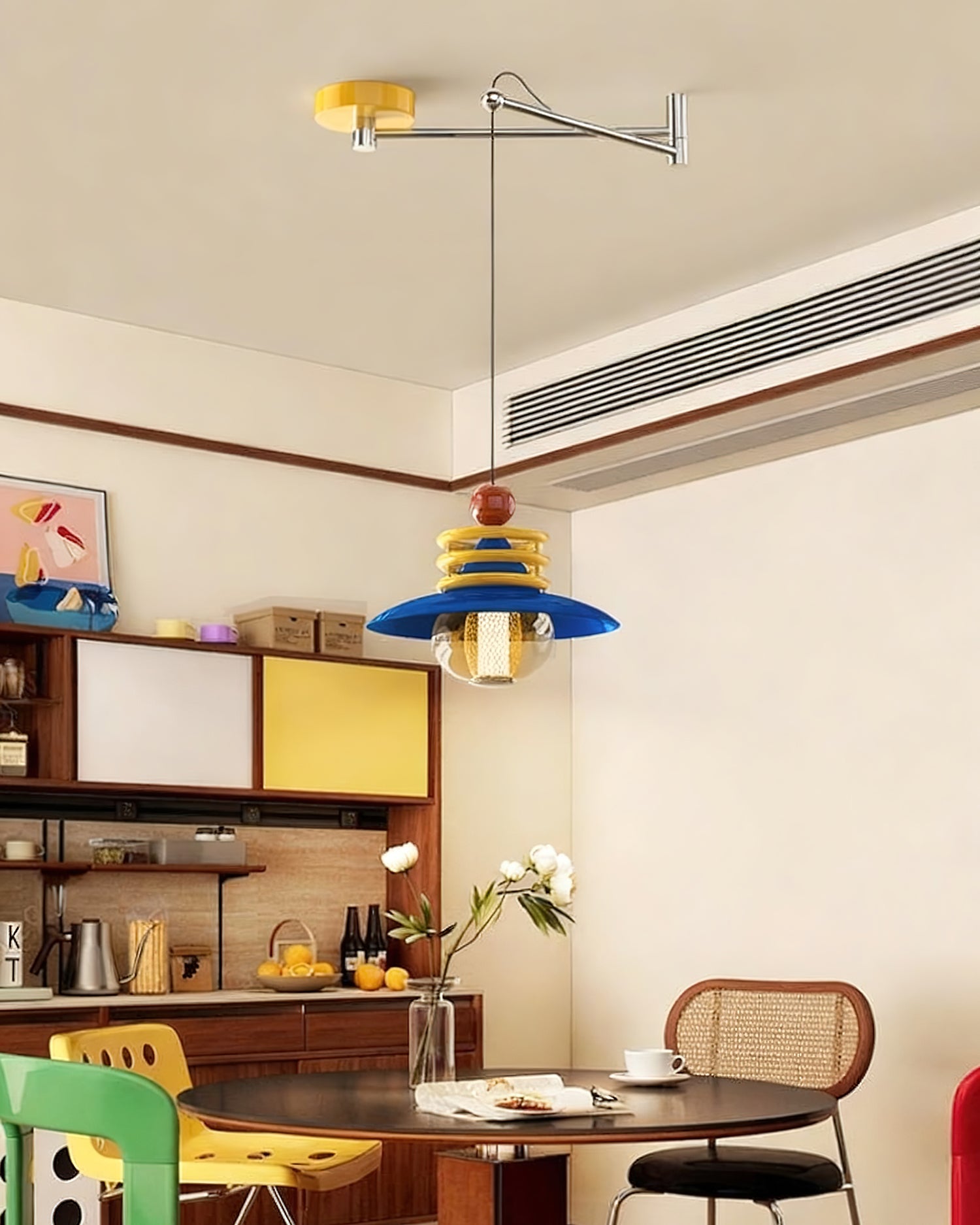 Marcella Swing Arm Pendant Lamp