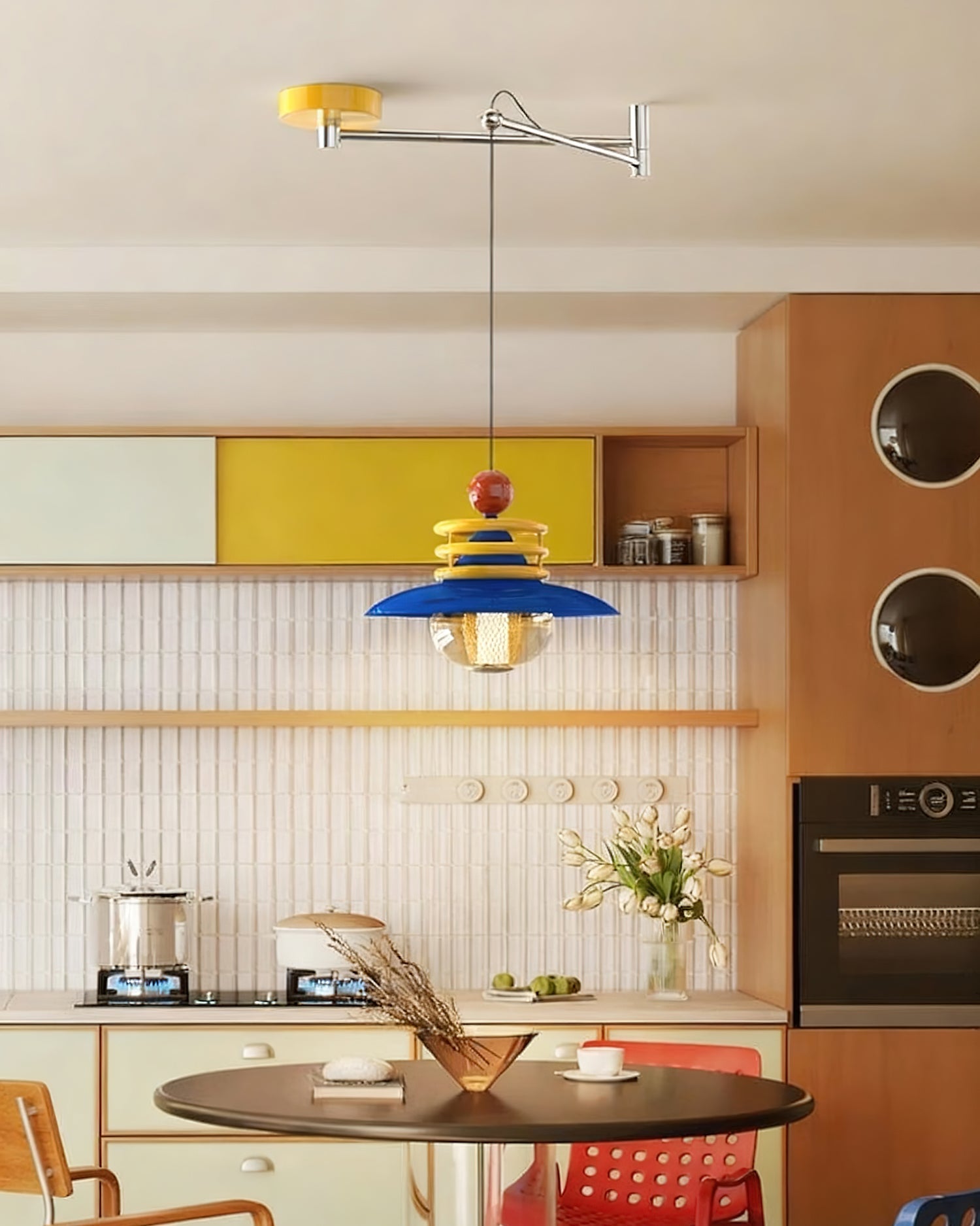 Marcella Swing Arm Pendant Lamp