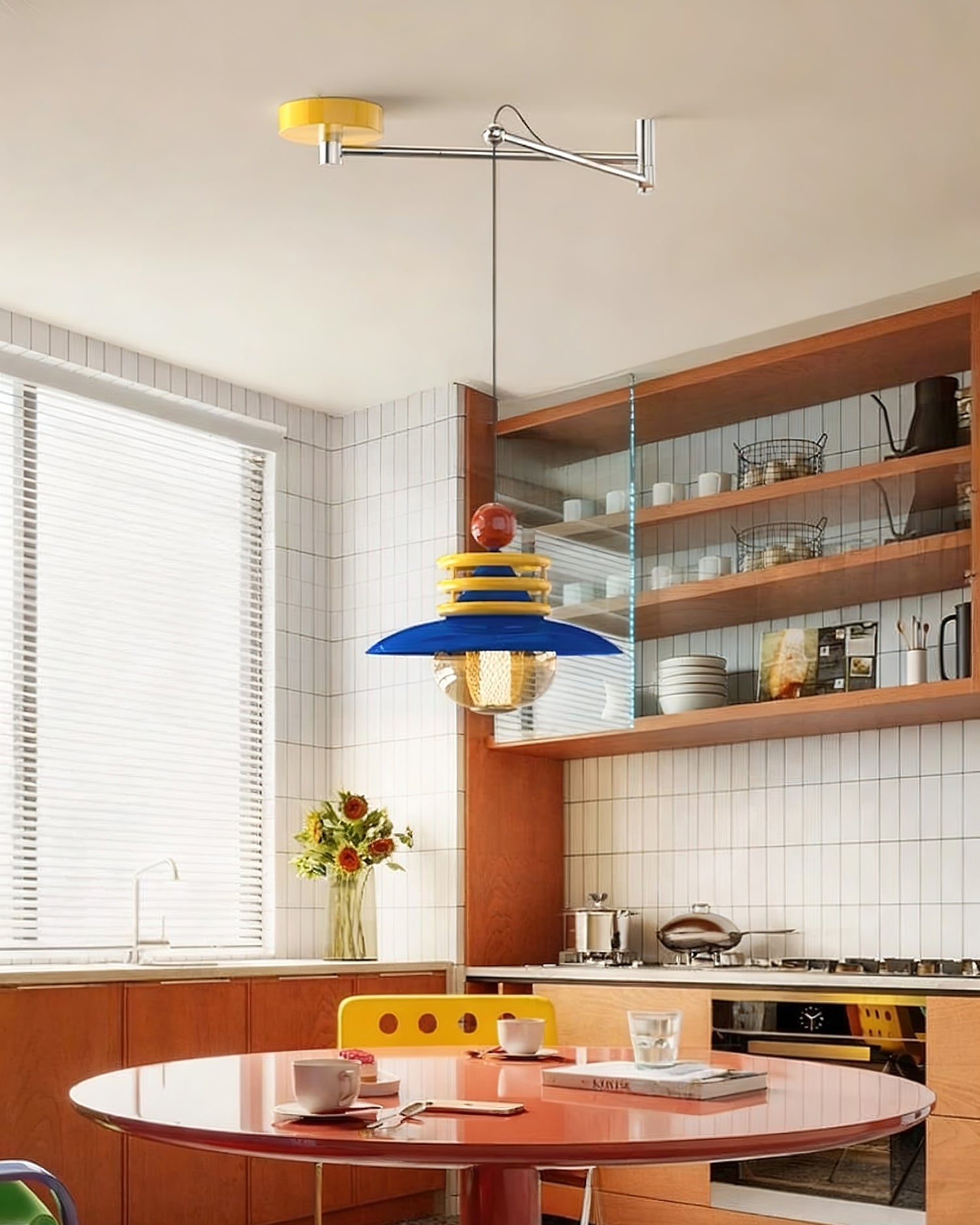 Marcella Swing Arm Pendant Lamp
