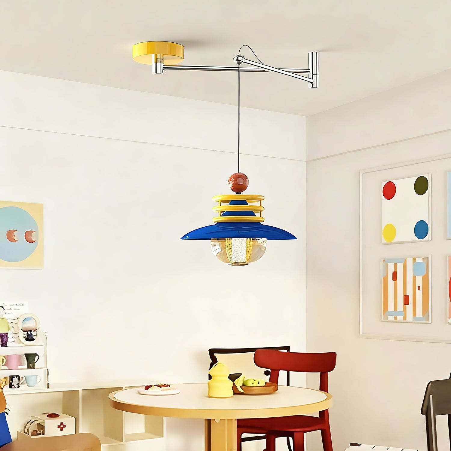 Marcella Swing Arm Pendant Lamp