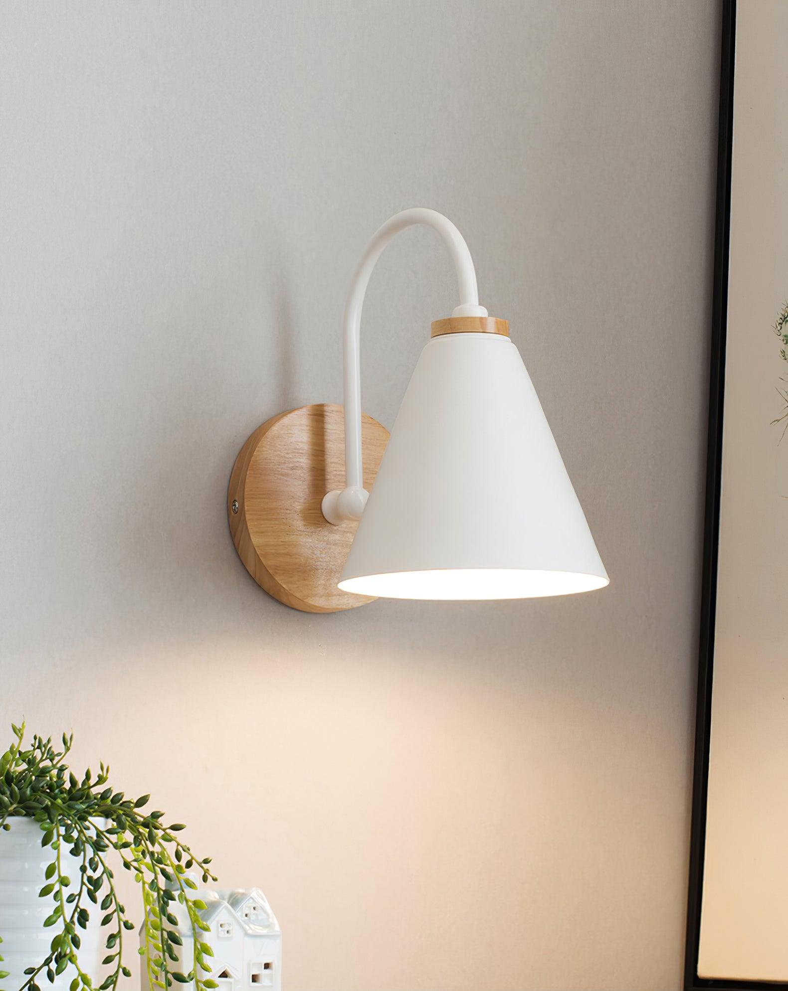 Calvor Unique Classic Wooden Wall Lamp-Neutral Decor