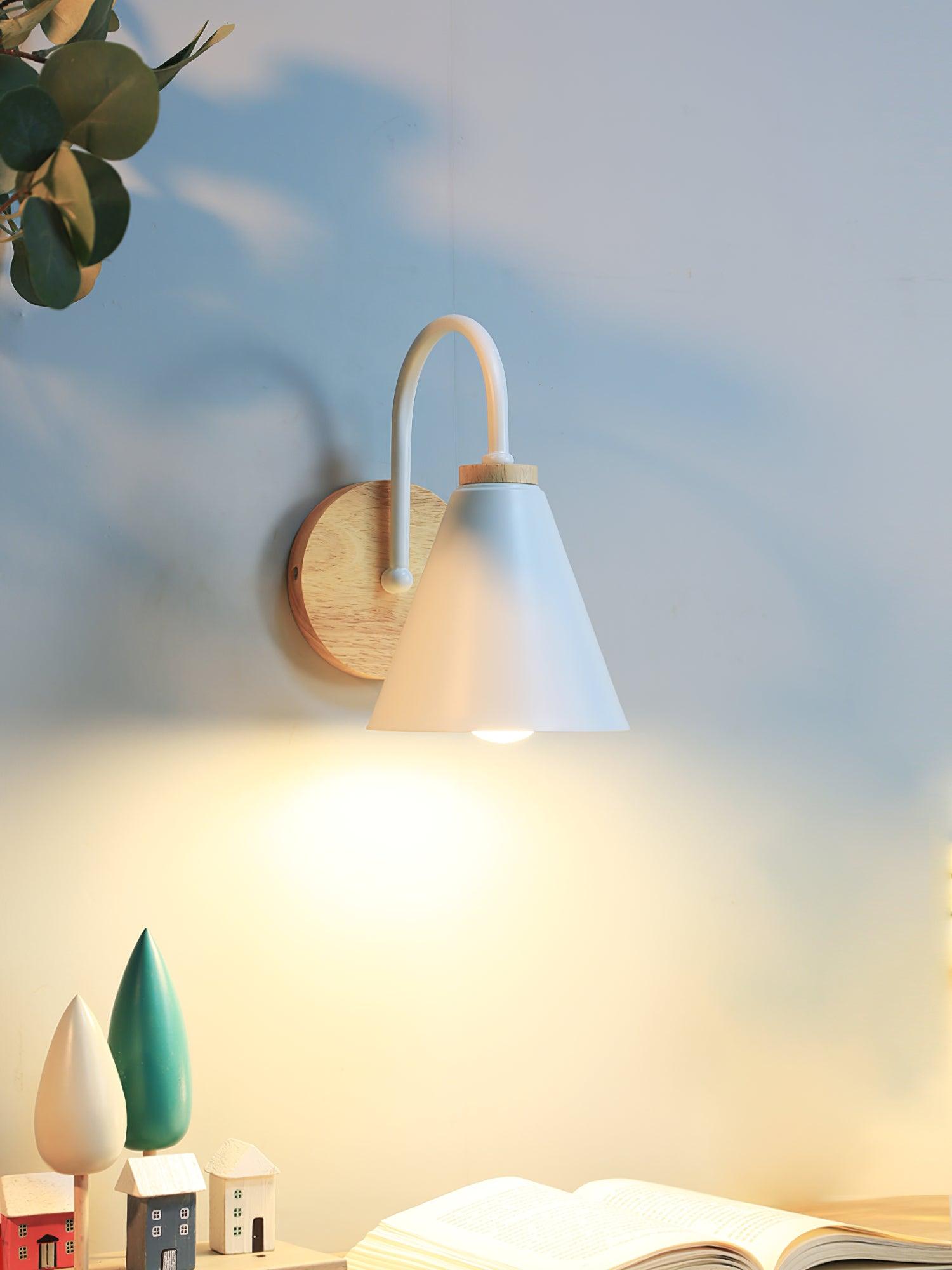 Calvor Unique Classic Wooden Wall Lamp-Neutral Decor