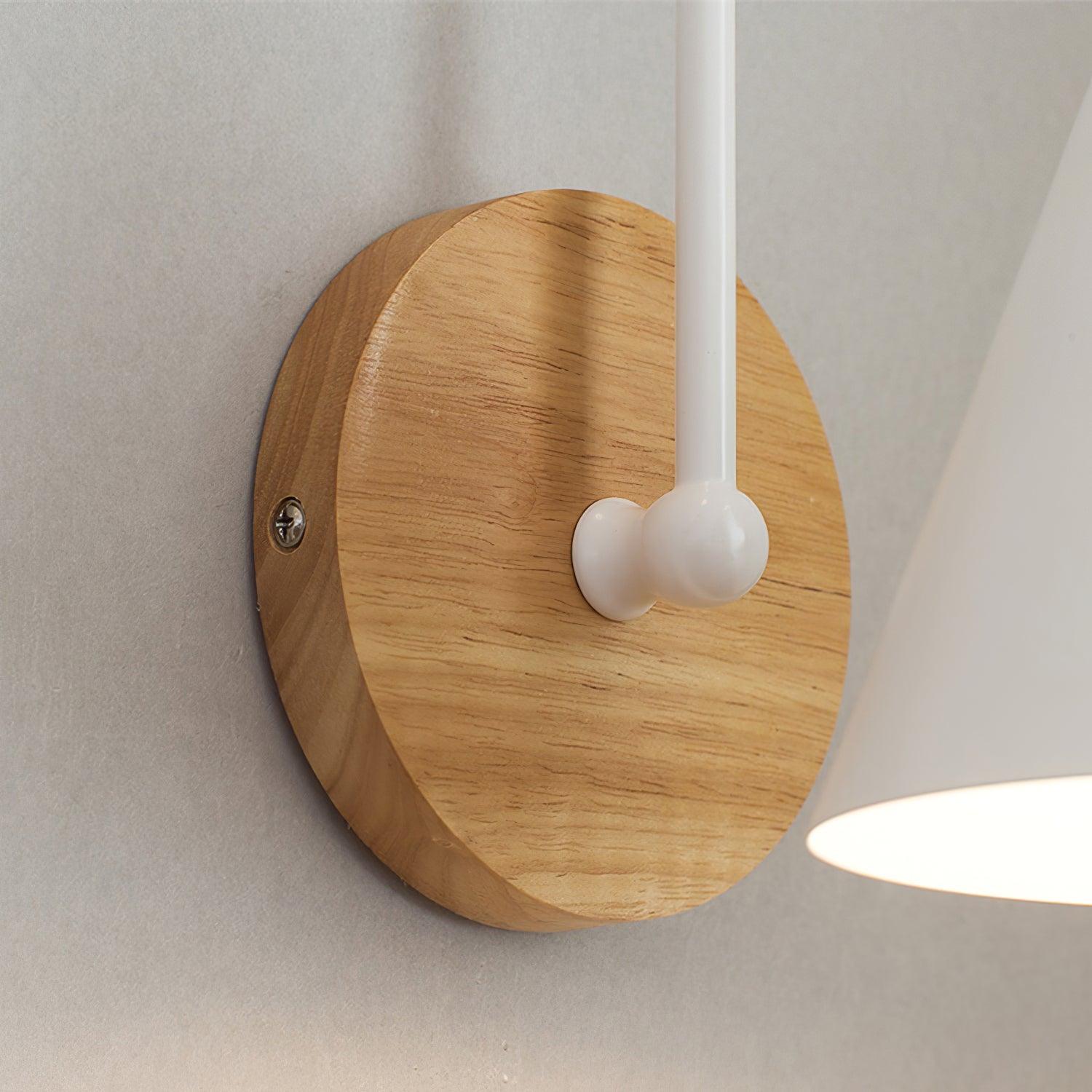 Calvor Unique Classic Wooden Wall Lamp-Neutral Decor