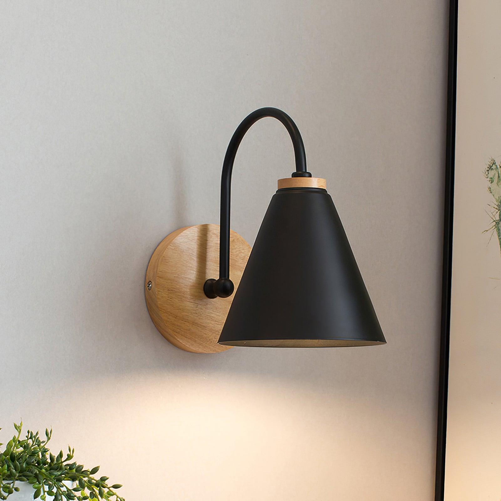 Calvor Unique Classic Wooden Wall Lamp-Neutral Decor