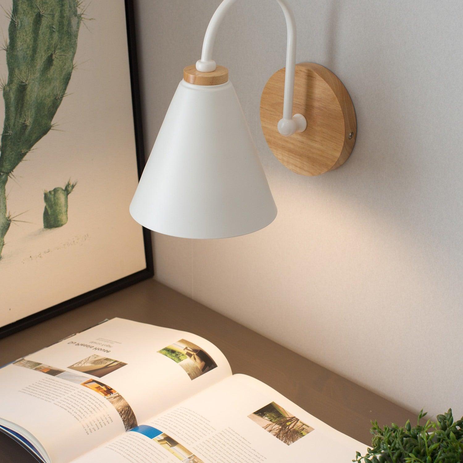 Calvor Unique Classic Wooden Wall Lamp-Neutral Decor