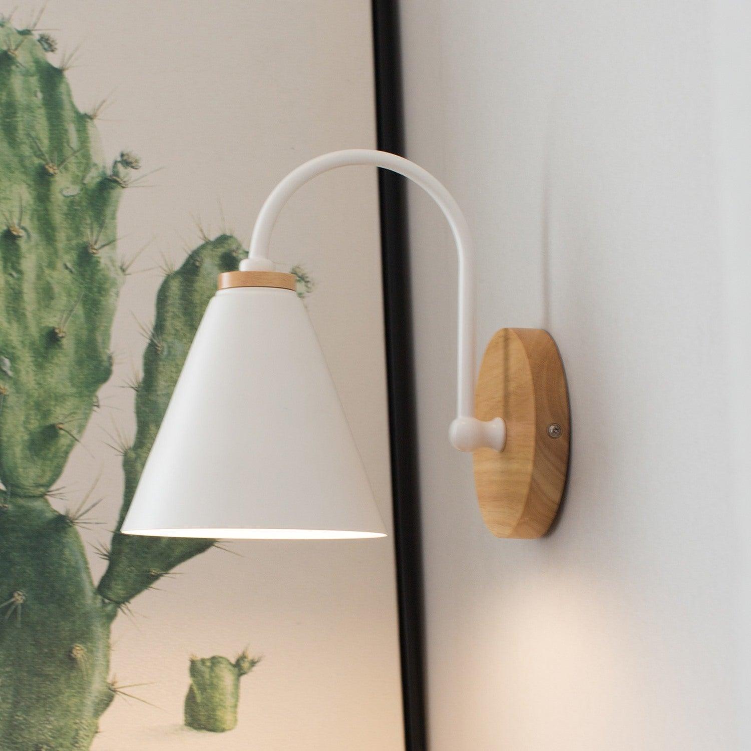 Calvor Unique Classic Wooden Wall Lamp-Neutral Decor
