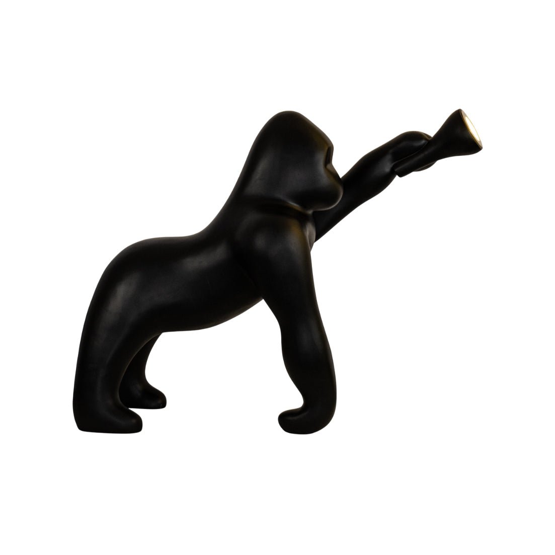 Zasolil Artistic Resin Gorilla Floor Lamp-Neutral Decor