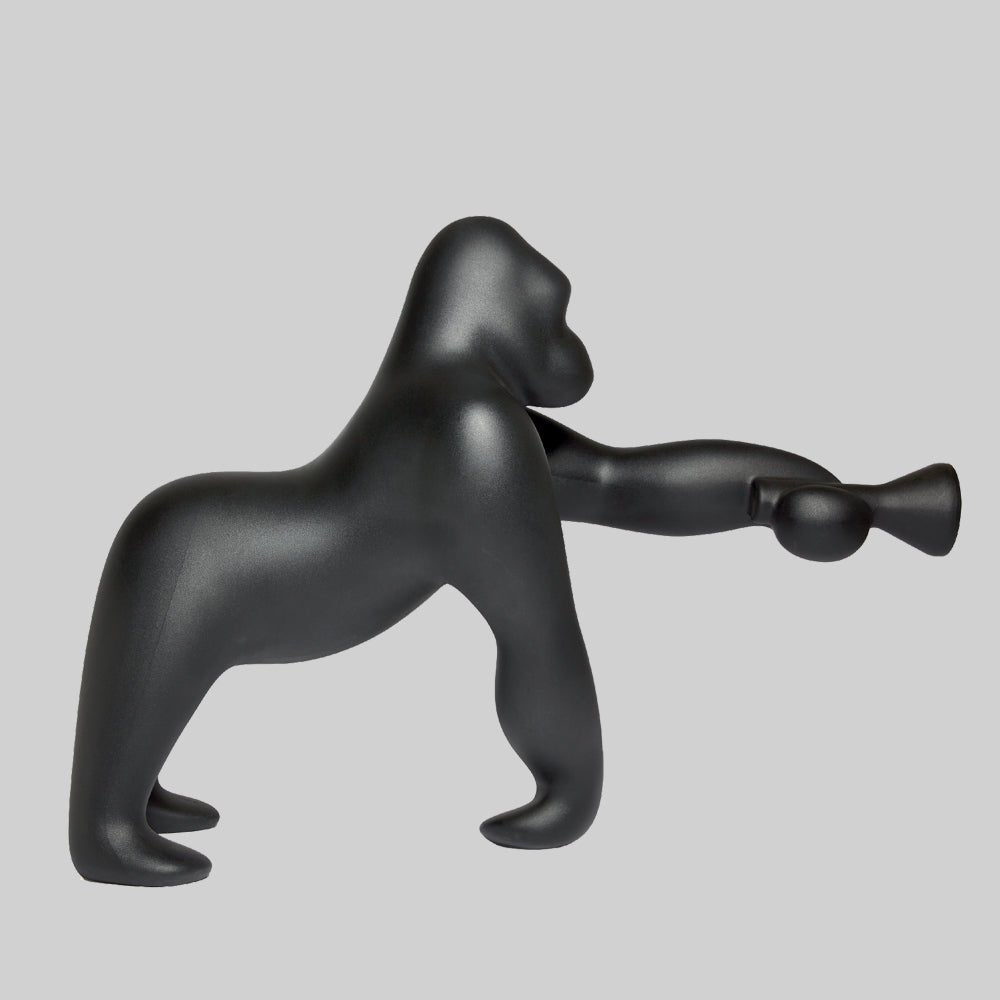 Zasolil Artistic Resin Gorilla Floor Lamp-Neutral Decor