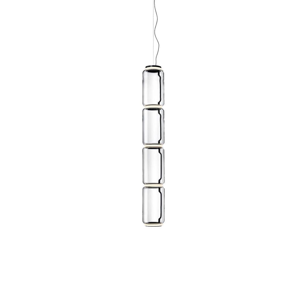 Virelo Stacked Glass Cylinder Pendant Light