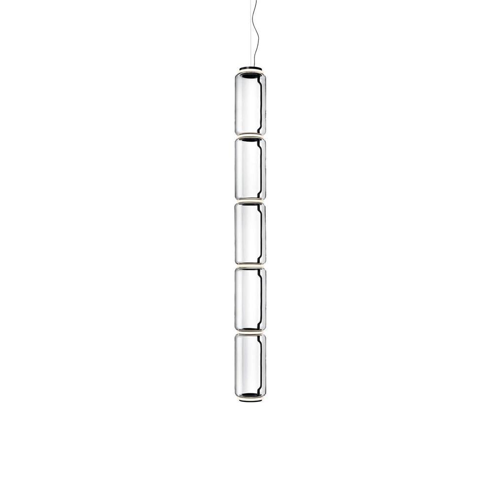 Virelo Stacked Glass Cylinder Pendant Light