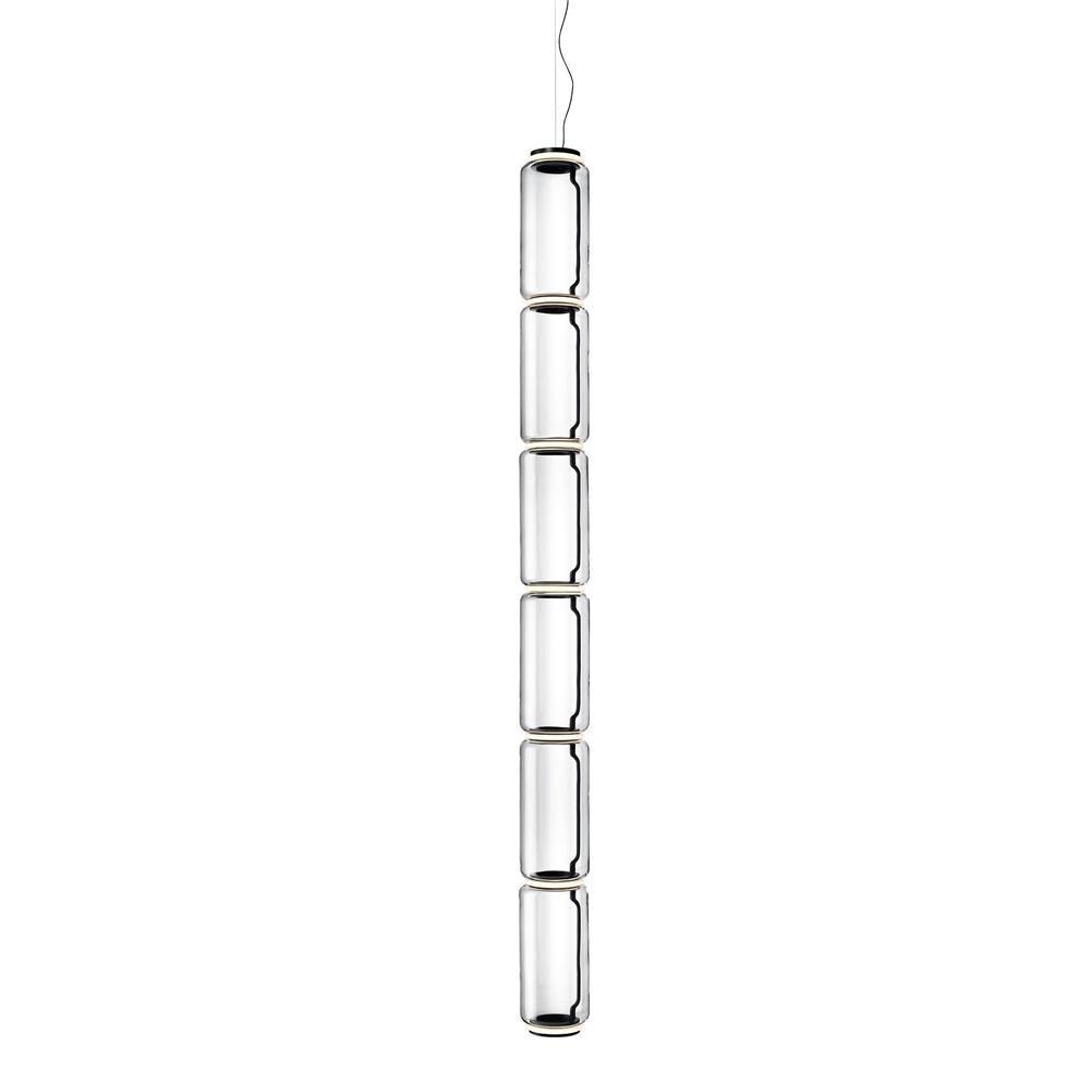 Virelo Stacked Glass Cylinder Pendant Light