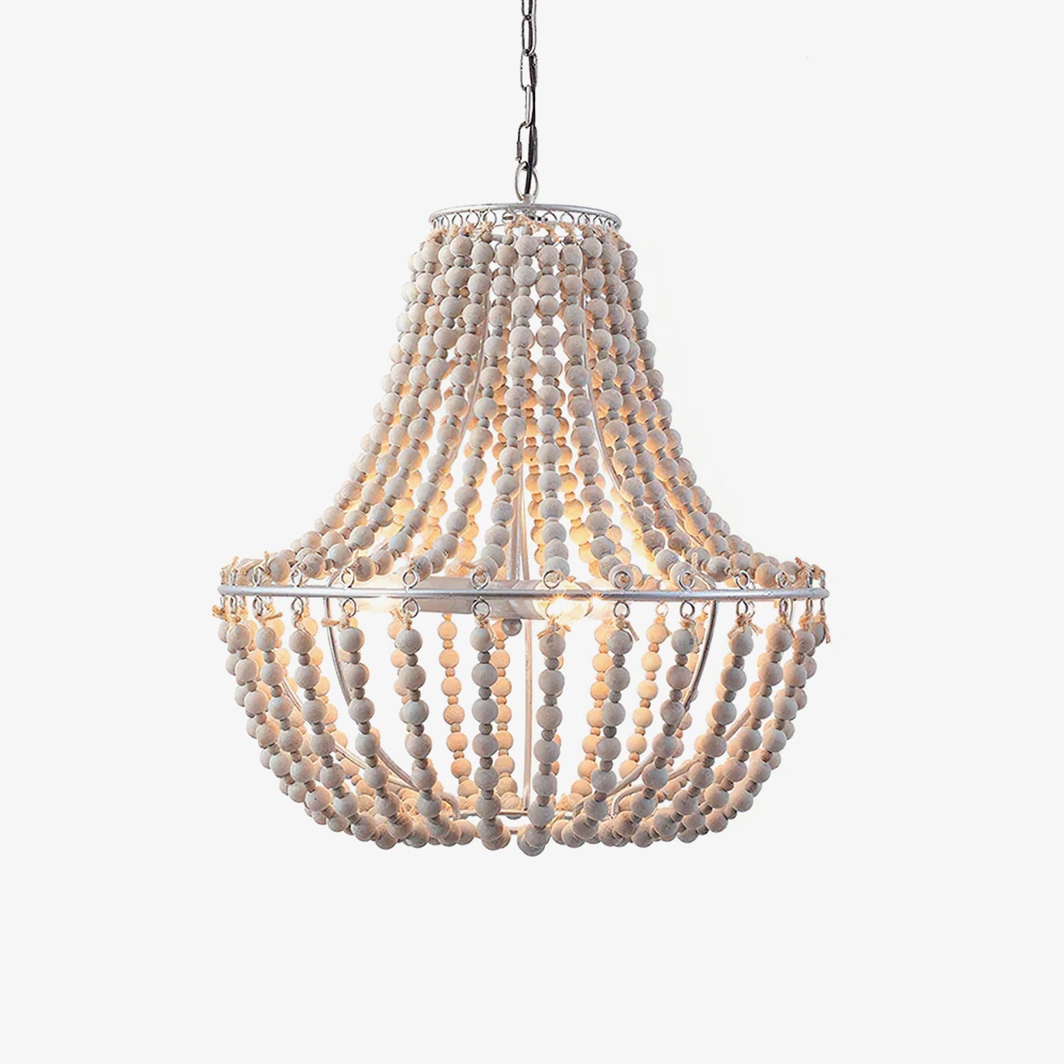 Aglo Chandelier Wood Organic Relaxed-Neutral Decor