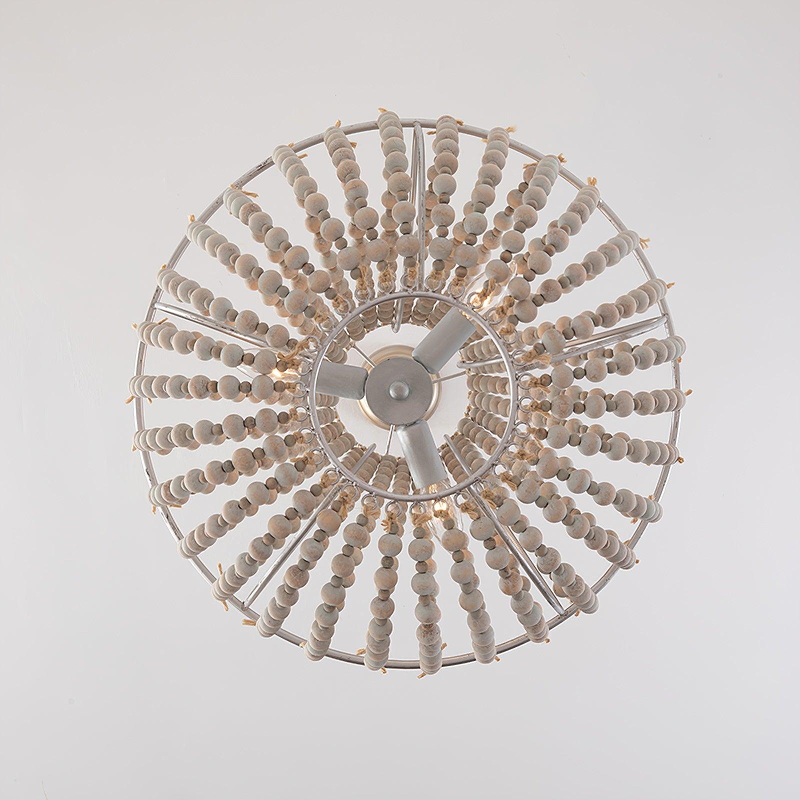 Aglo Chandelier Wood Organic Relaxed-Neutral Decor