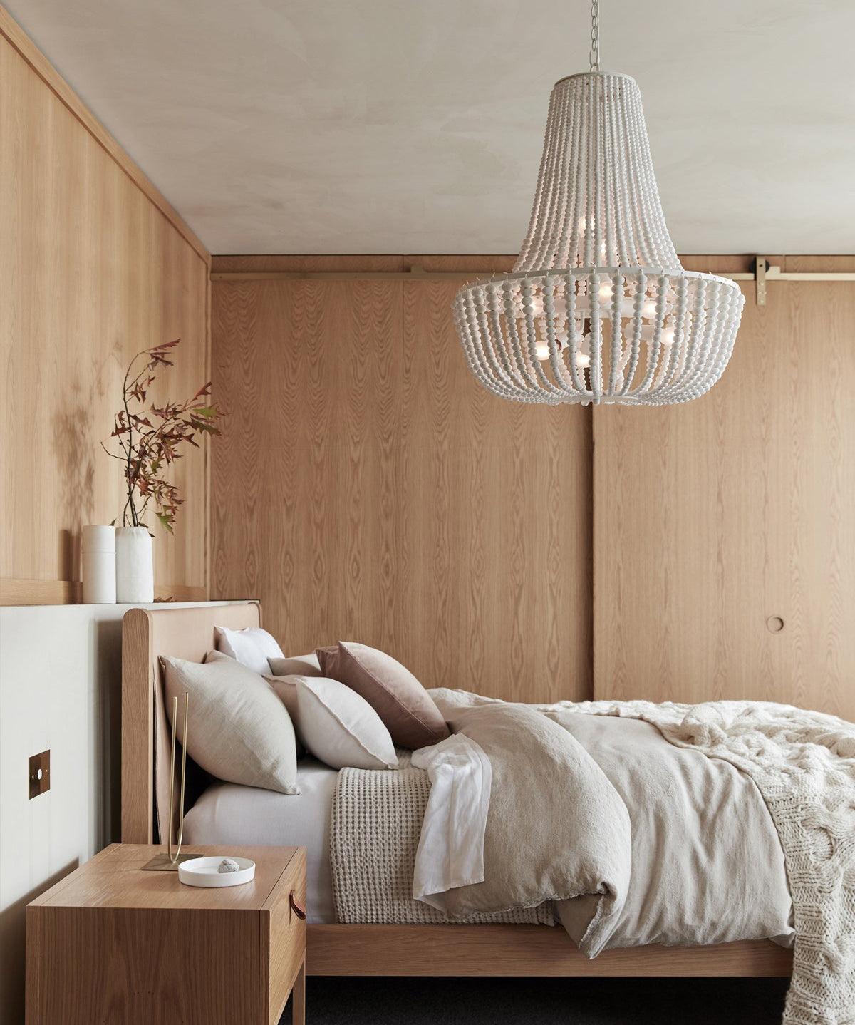 Aglo Chandelier Wood Organic Relaxed-Neutral Decor