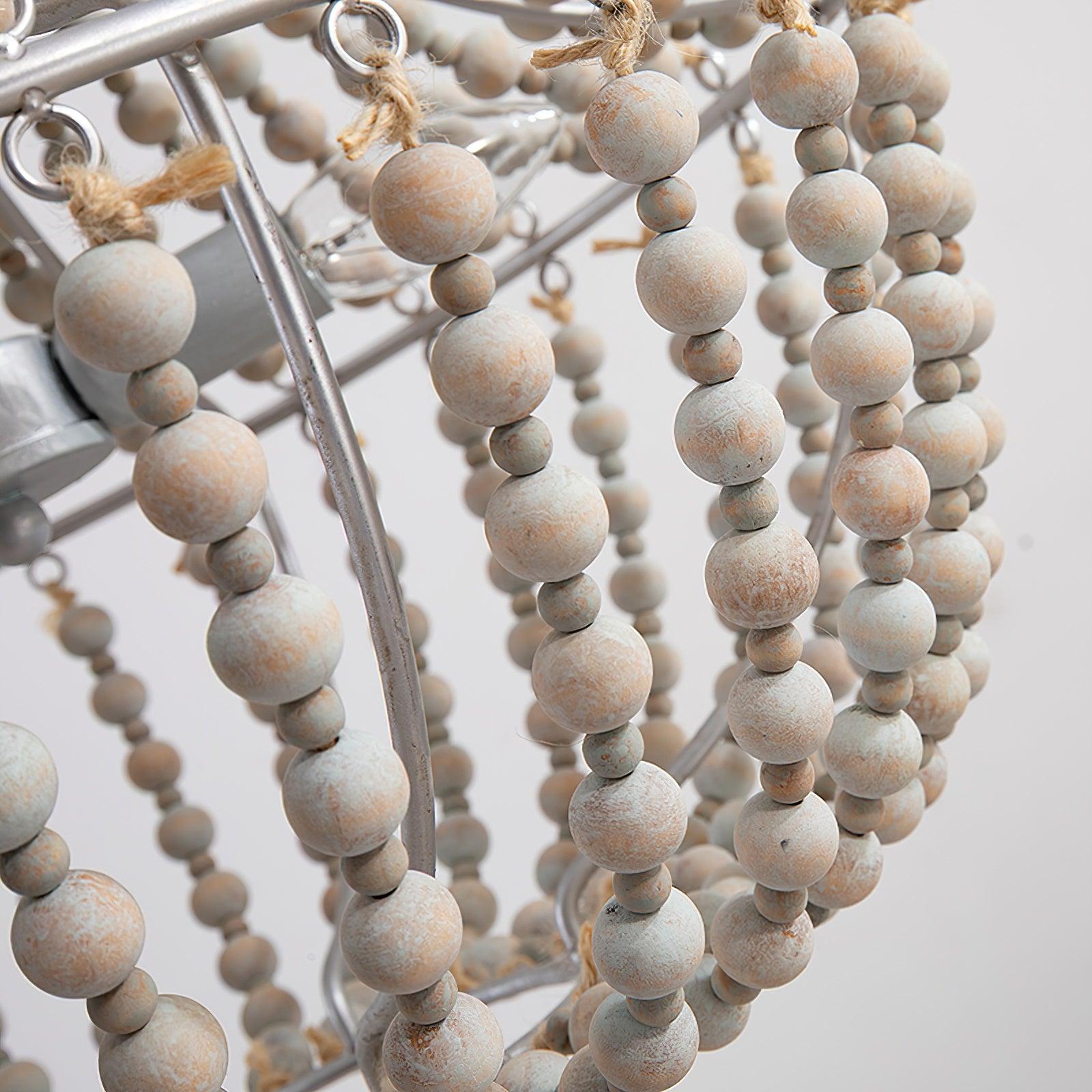 Aglo Chandelier Wood Organic Relaxed-Neutral Decor