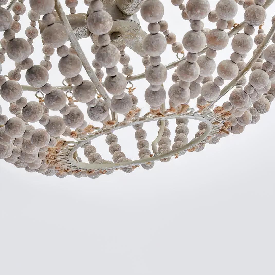 Aglo Chandelier Wood Organic Relaxed-Neutral Decor