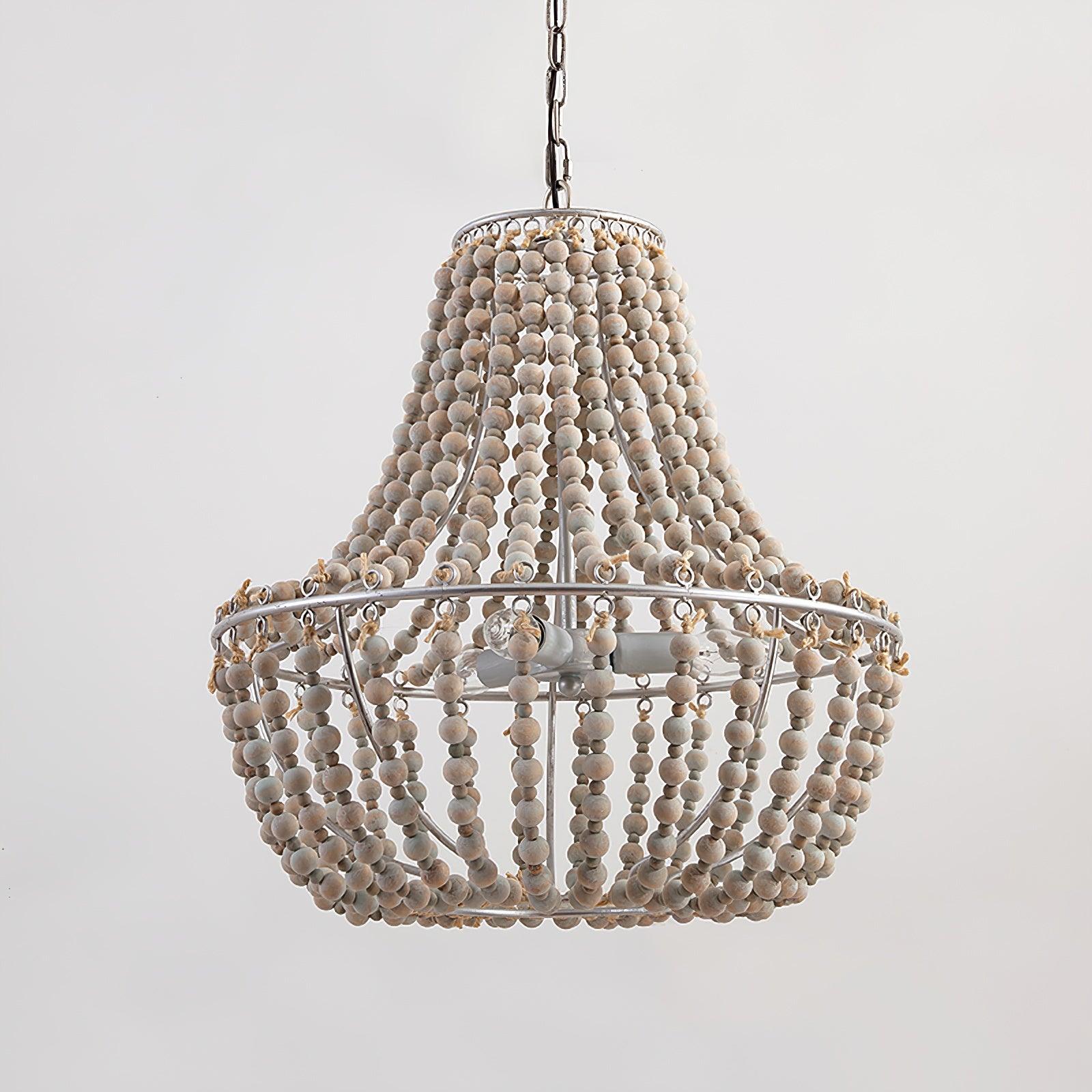 Aglo Chandelier Wood Organic Relaxed-Neutral Decor