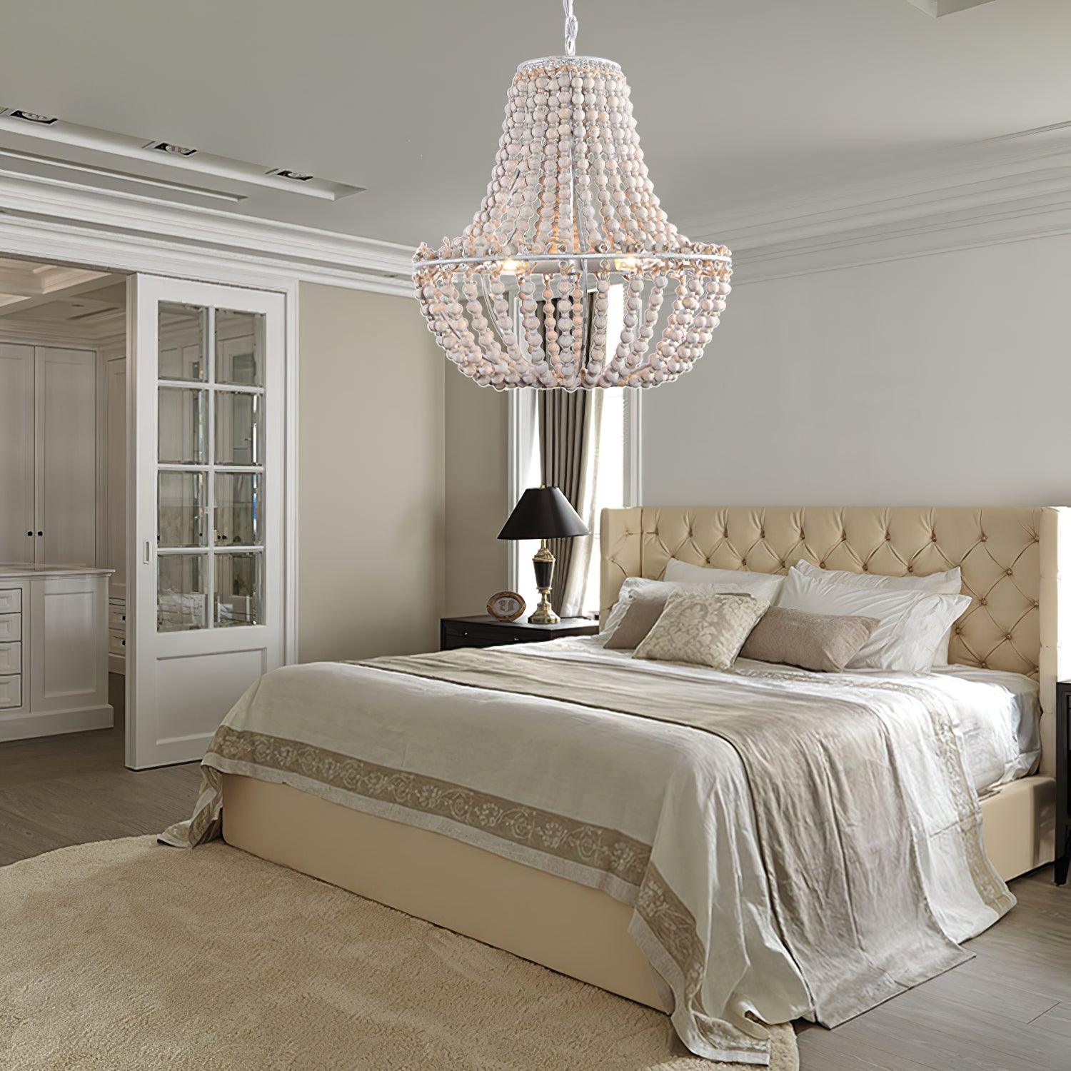 Aglo Chandelier Wood Organic Relaxed-Neutral Decor