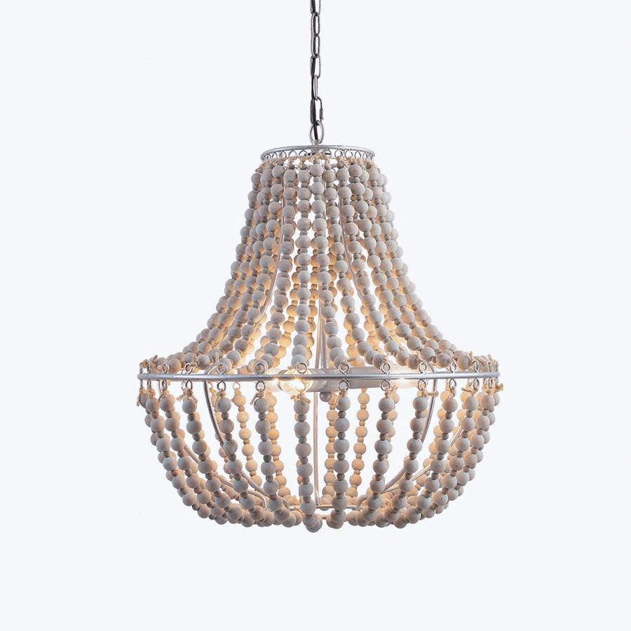 Aglo Chandelier Wood Organic Relaxed-Neutral Decor