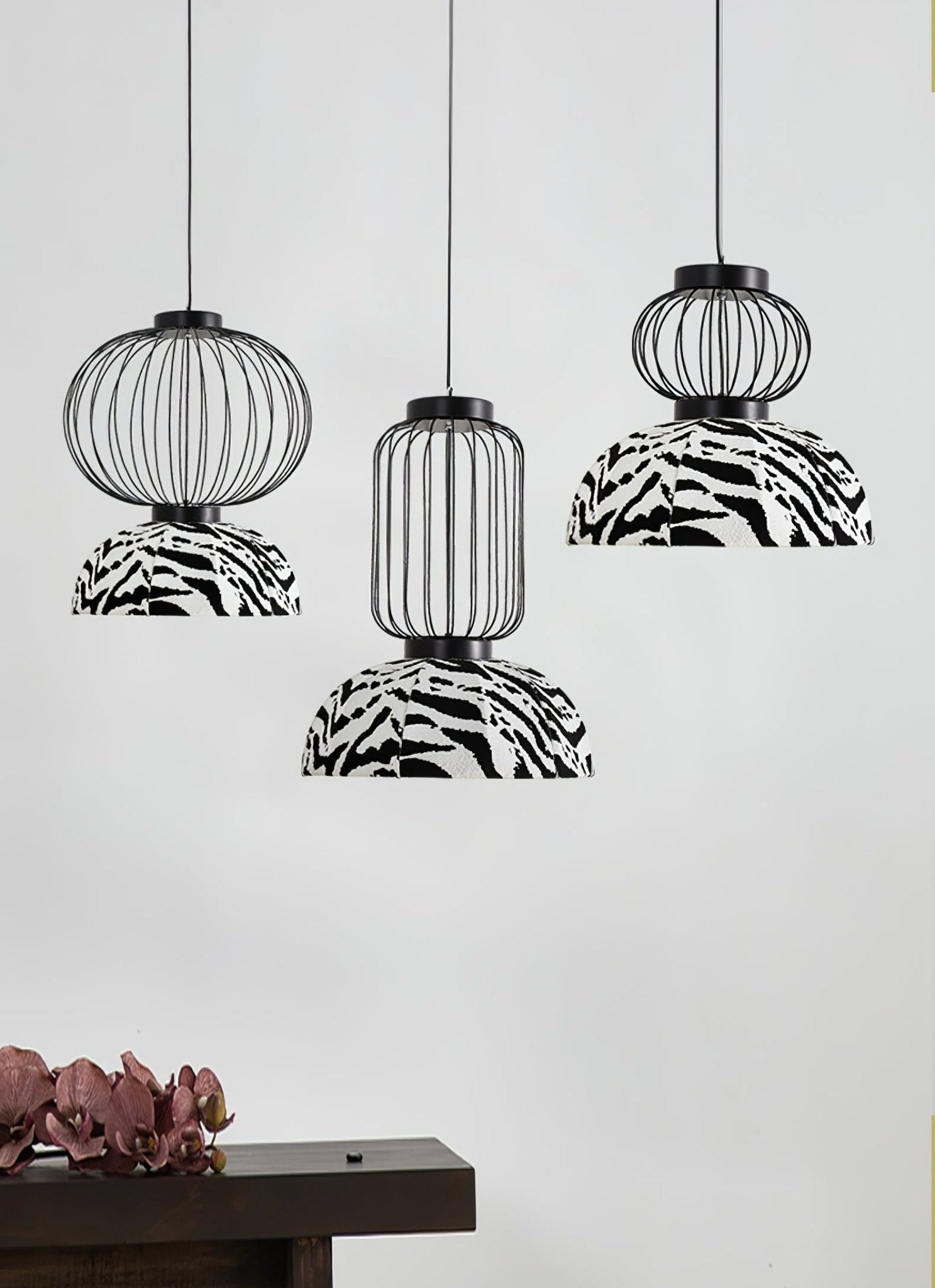 Forge Industrial Fabric Pendant Lamp-Neutral Decor
