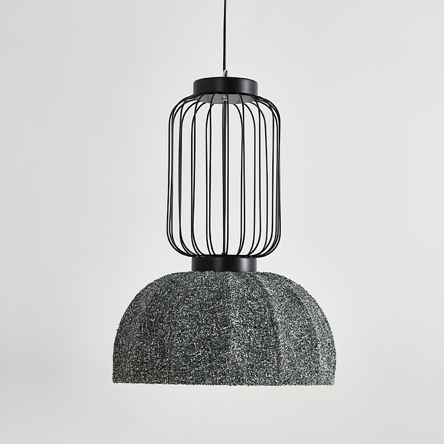 Forge Industrial Fabric Pendant Lamp-Neutral Decor