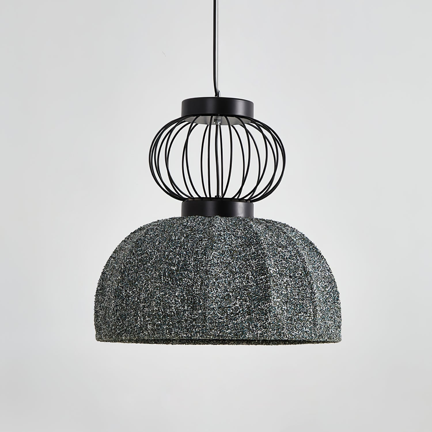 Forge Industrial Fabric Pendant Lamp-Neutral Decor