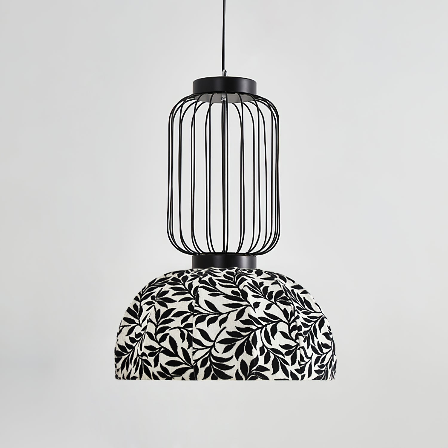Forge Industrial Fabric Pendant Lamp-Neutral Decor