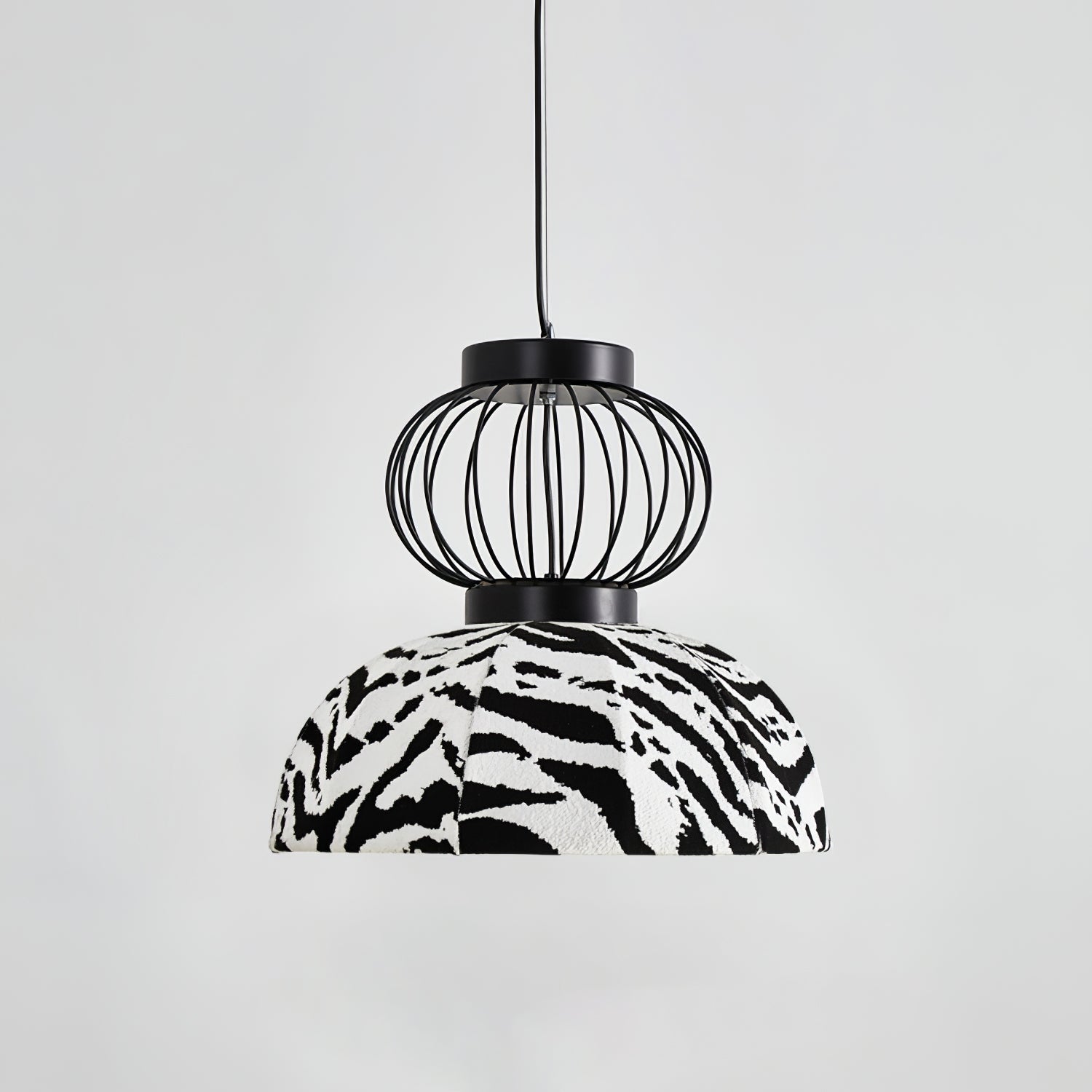 Forge Industrial Fabric Pendant Lamp-Neutral Decor